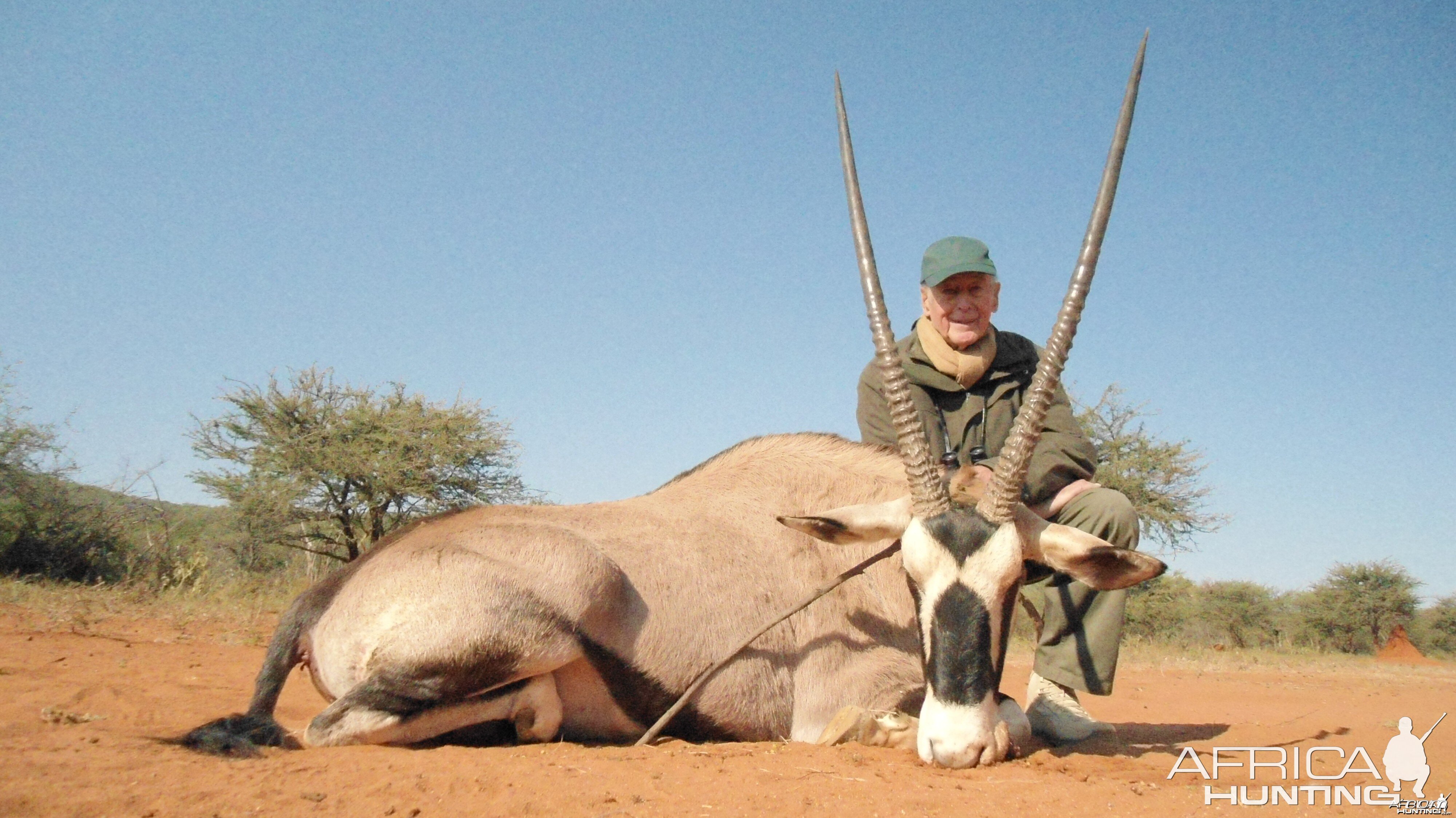 Gemsbok hunted with Ozondjahe Hunting Safaris in Namibia