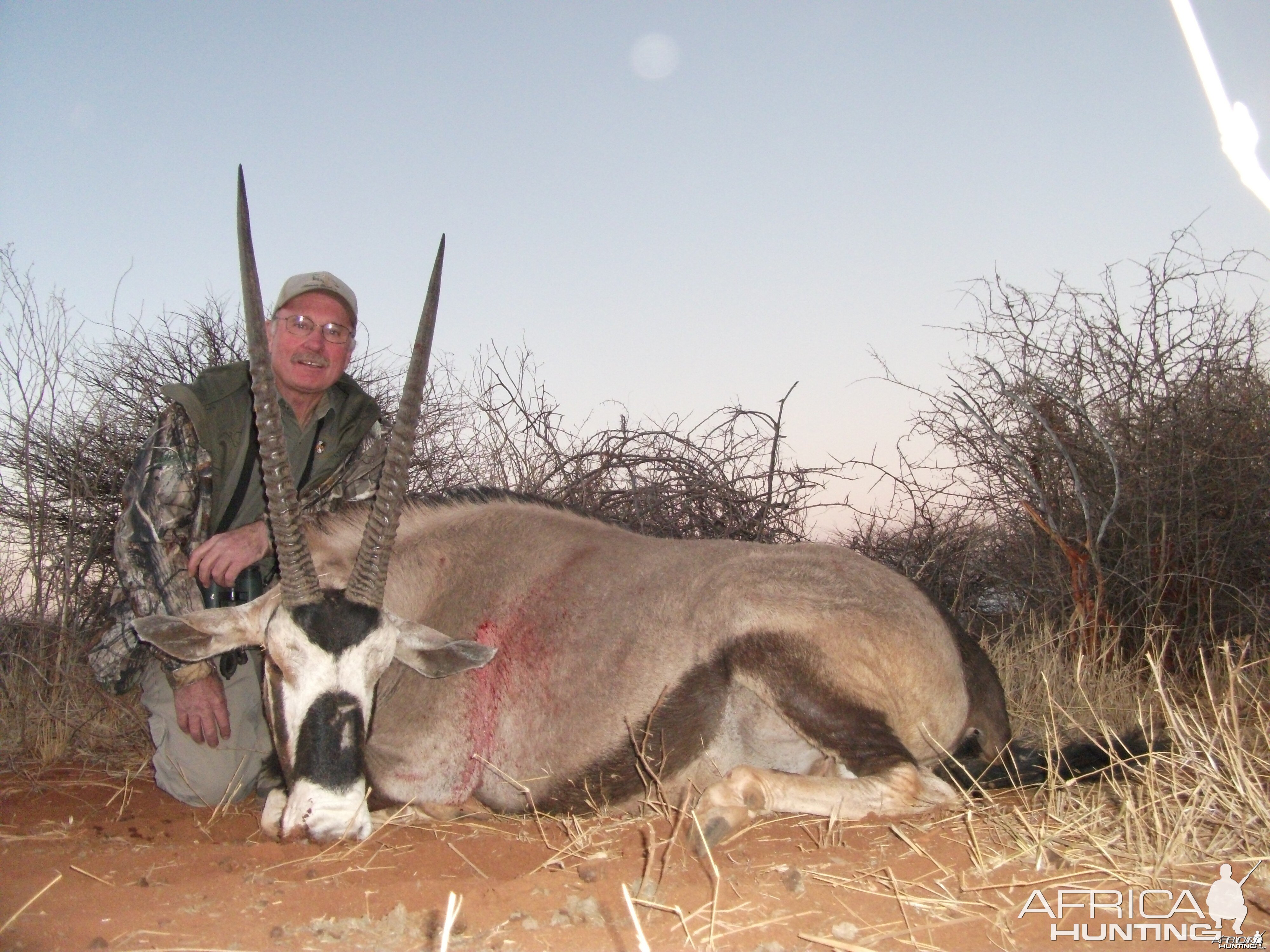 Gemsbok hunted with Ozondjahe Hunting Safaris in Namibia