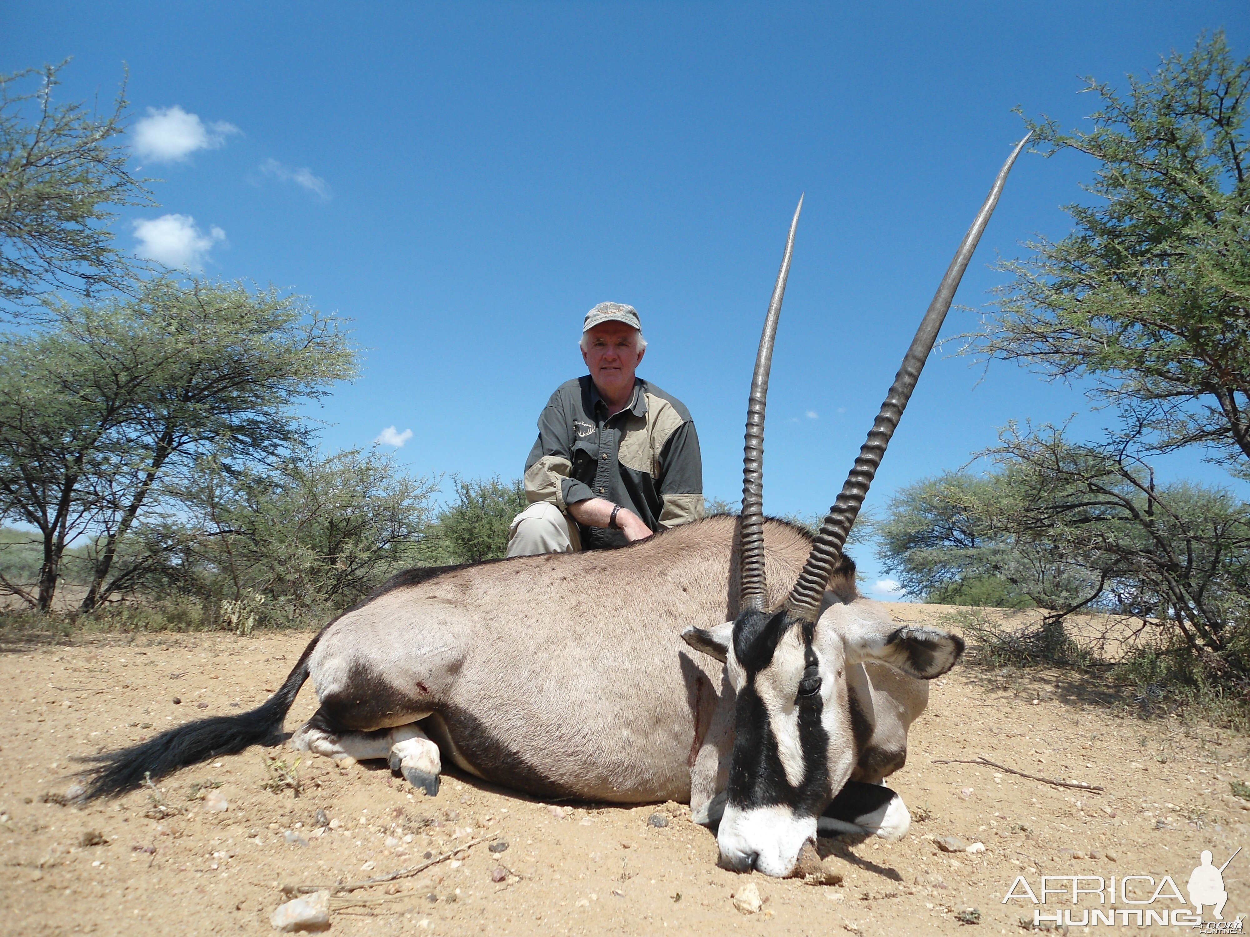 Gemsbok hunted with Ozondjahe Hunting Safaris in Namibia