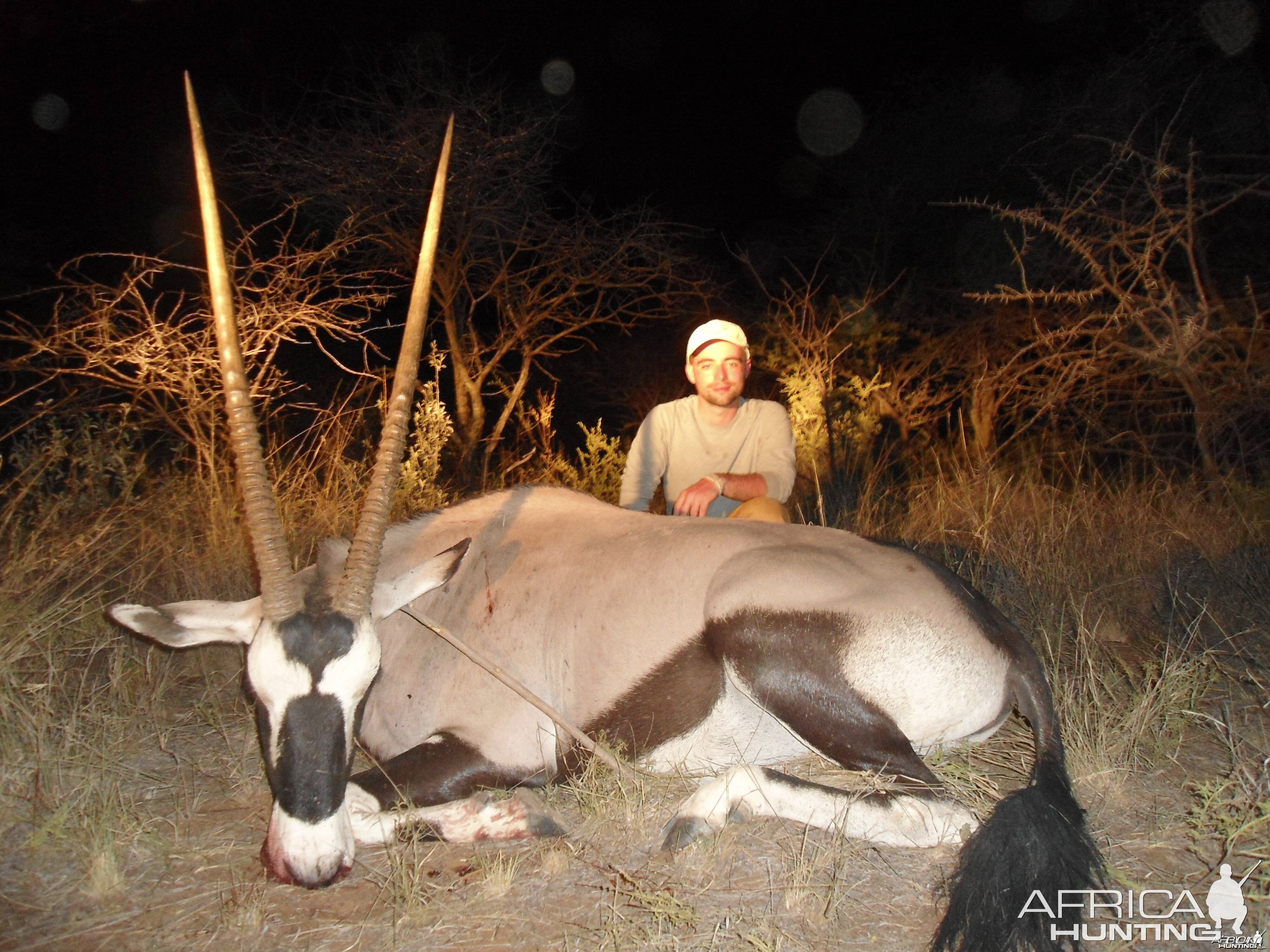 Gemsbok hunted with Ozondjahe Hunting Safaris in Namibia