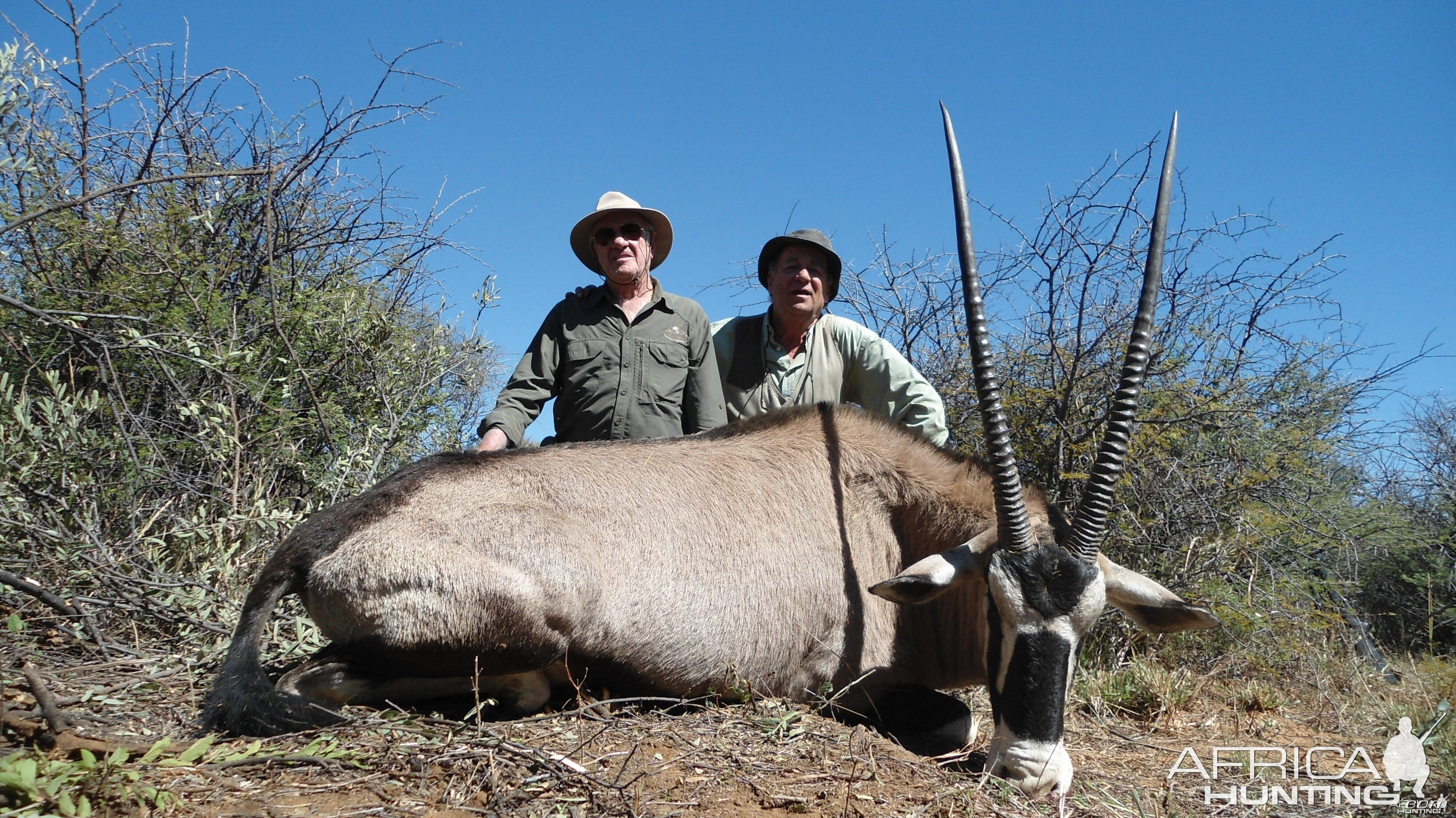 Gemsbok hunted with Ozondjahe Hunting Safaris in Namibia