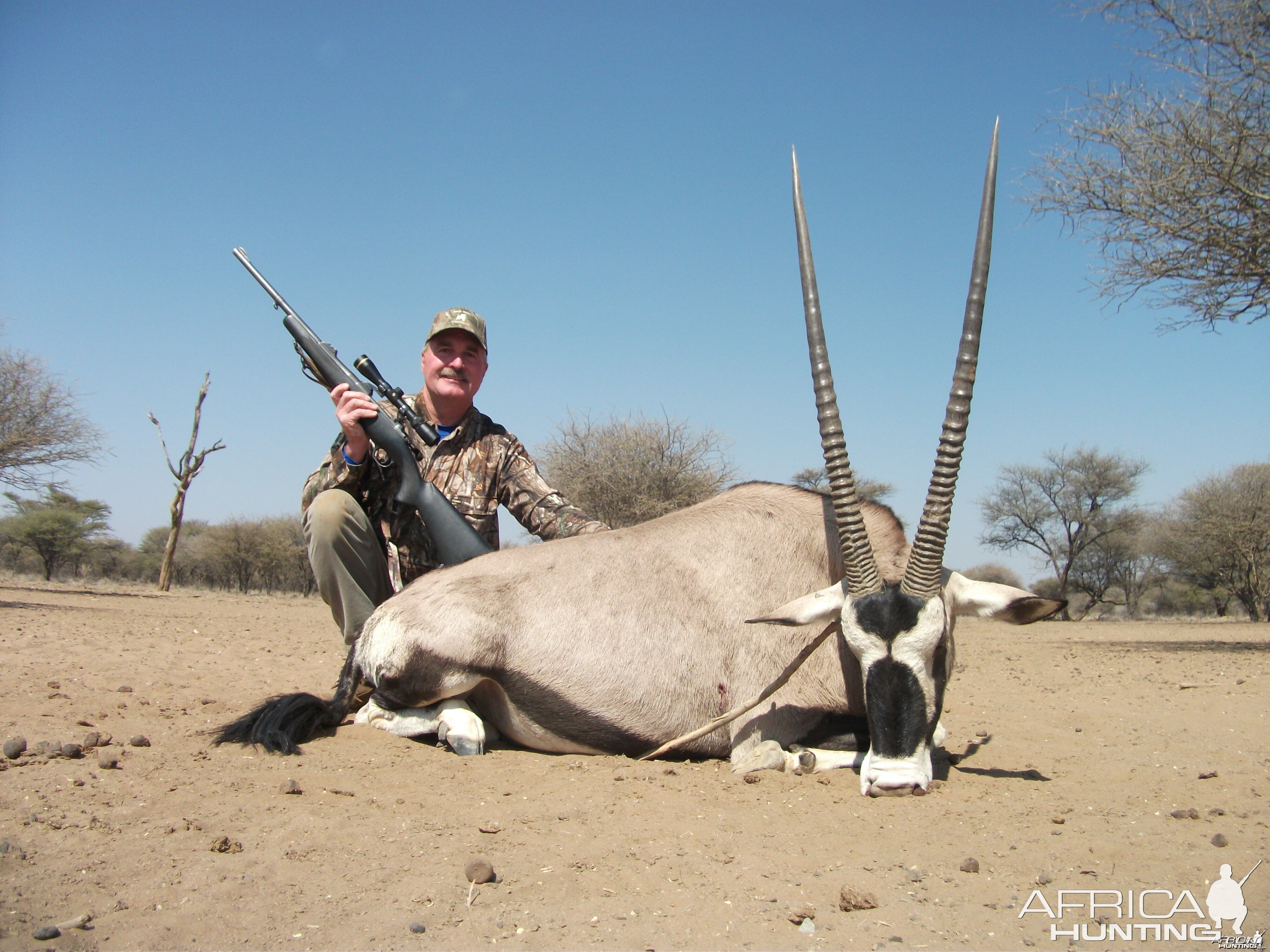 Gemsbok hunted with Ozondjahe Hunting Safaris in Namibia