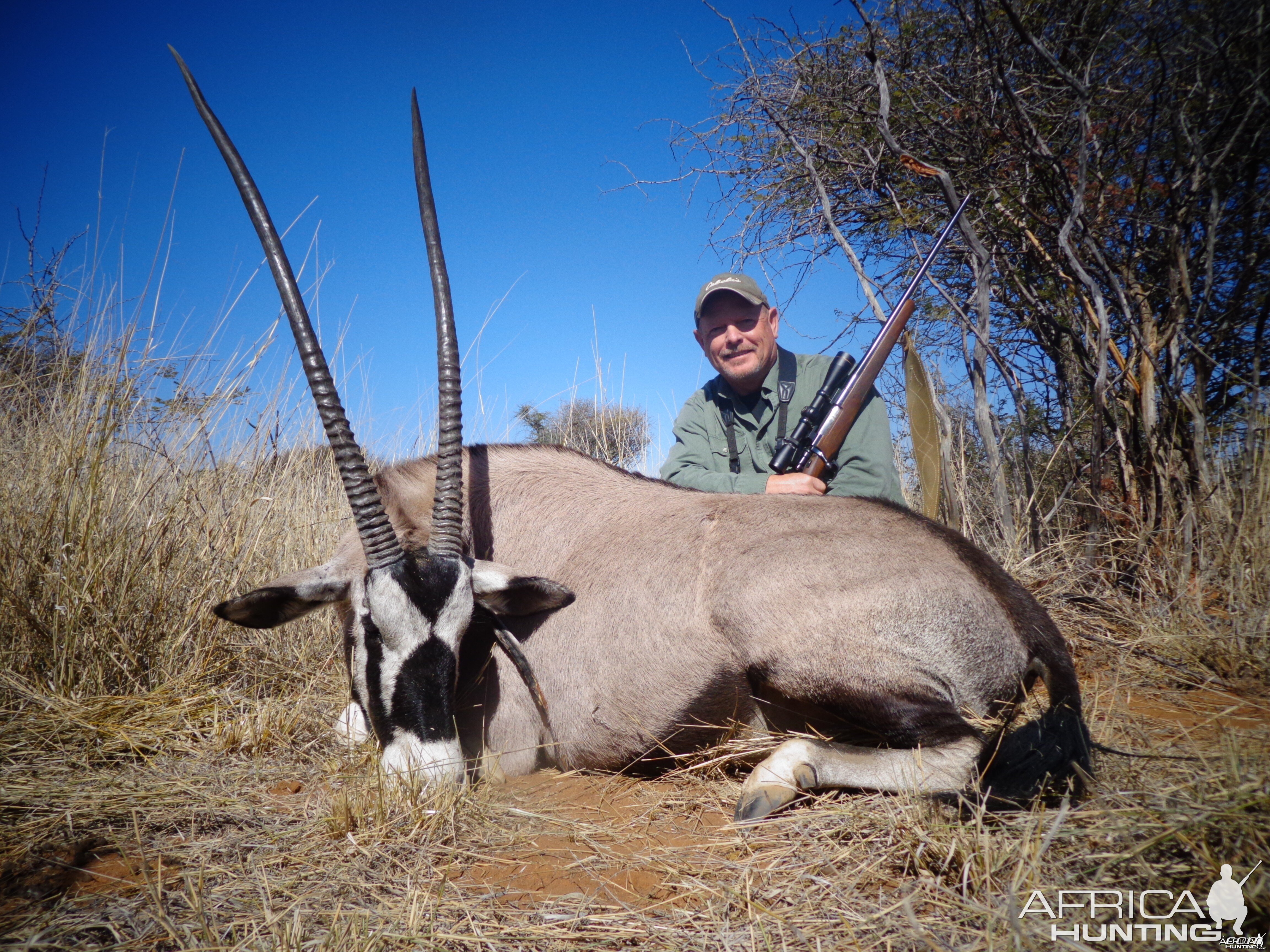 Gemsbok hunted with Ozondjahe Hunting Safaris in Namibia