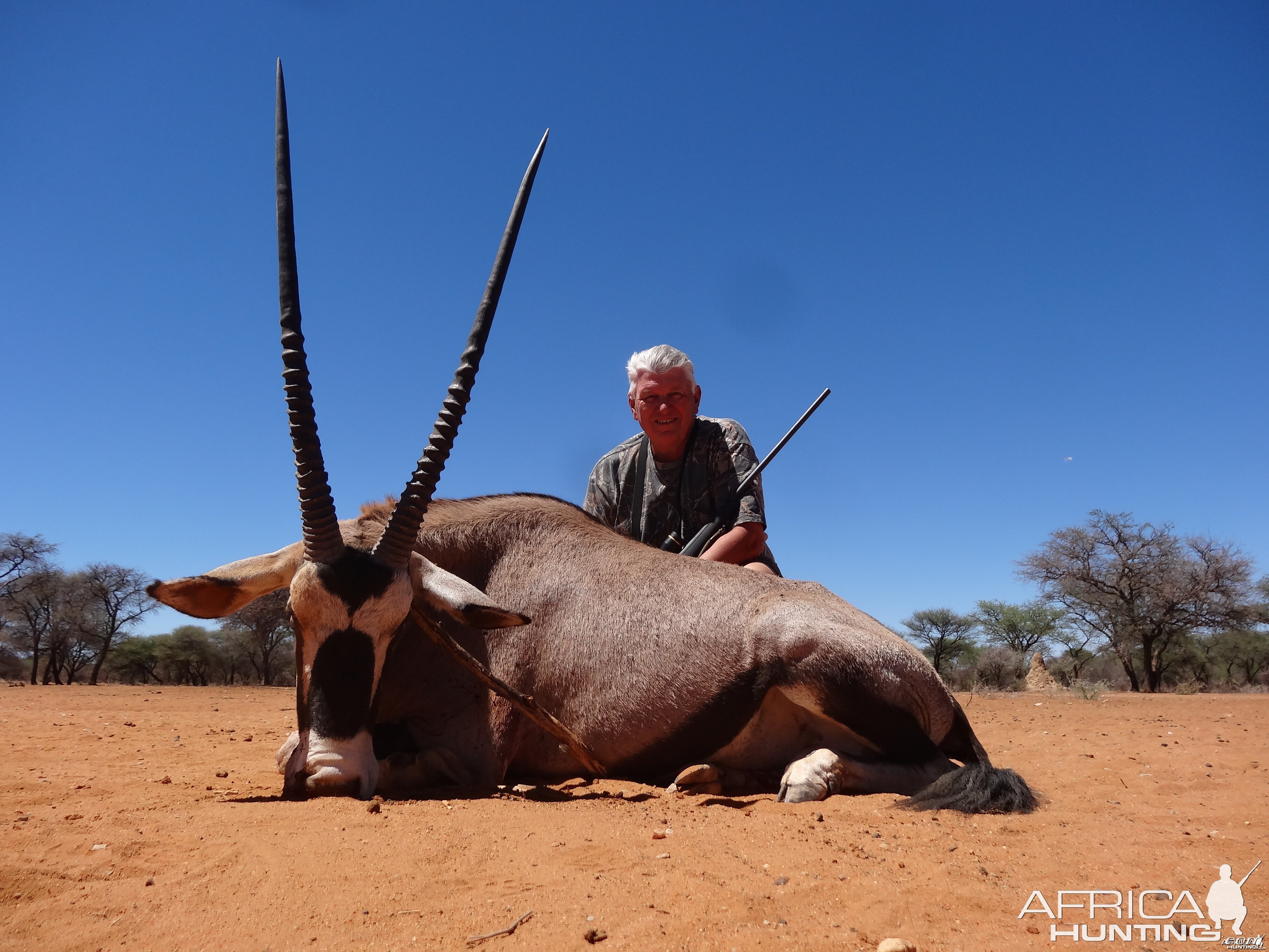 Gemsbok hunted with Ozondjahe Hunting Safaris in Namibia