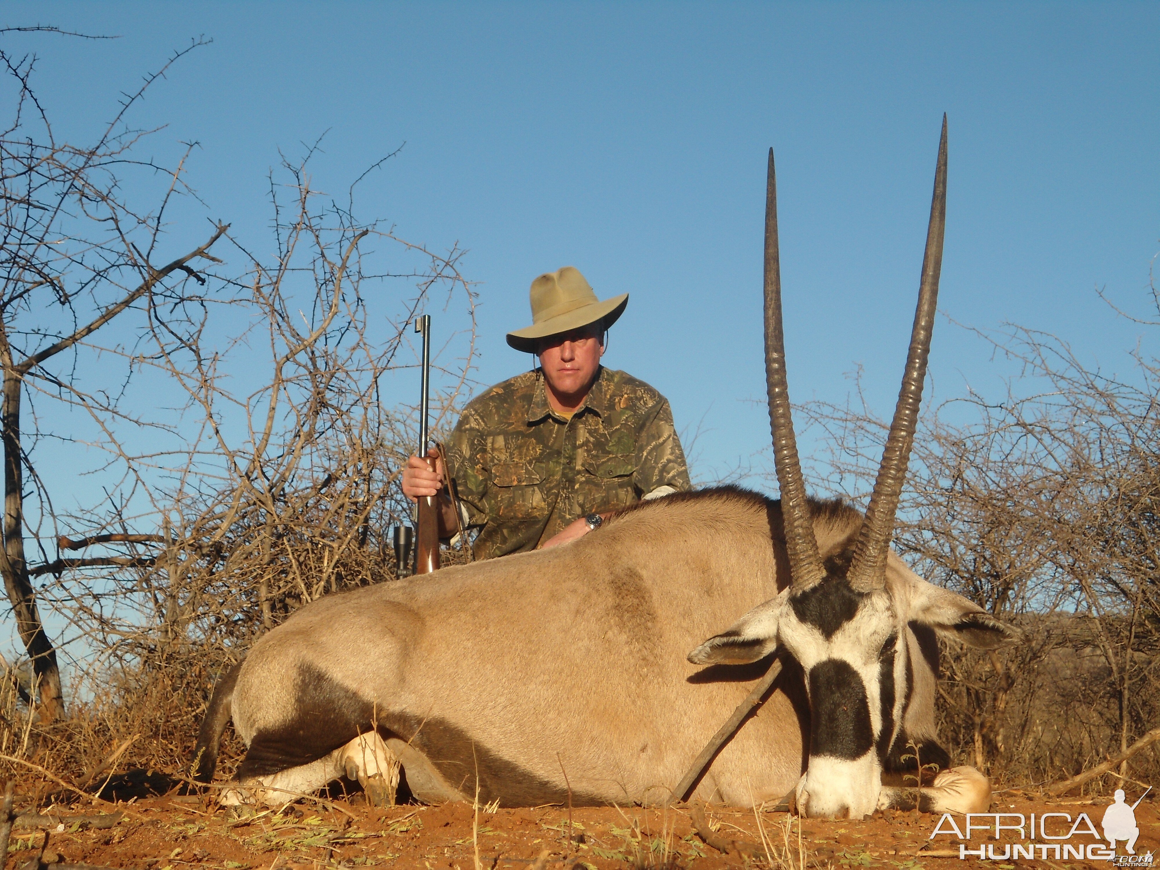 Gemsbok hunted with Ozondjahe Hunting Safaris in Namibia