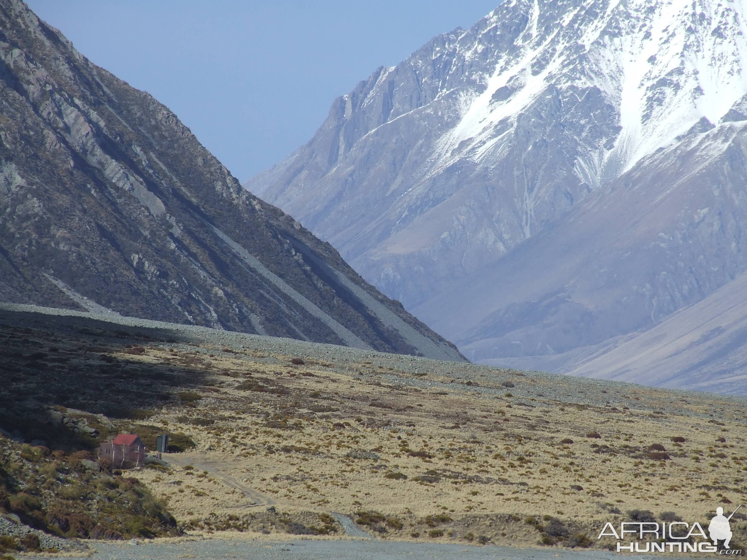 Godley valley. Thar country. New Zealand