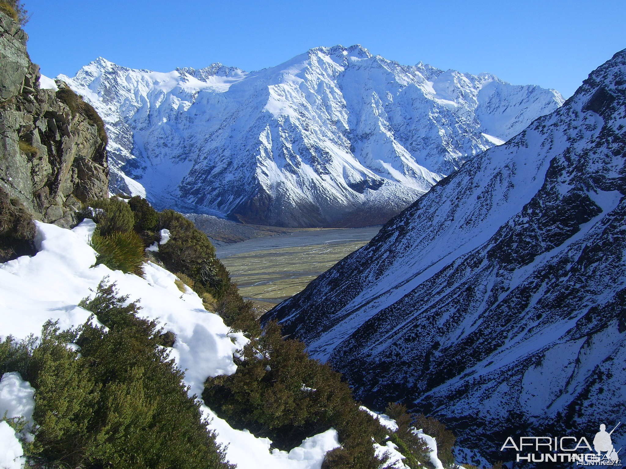 Godley Valley. Thar country. New Zealand