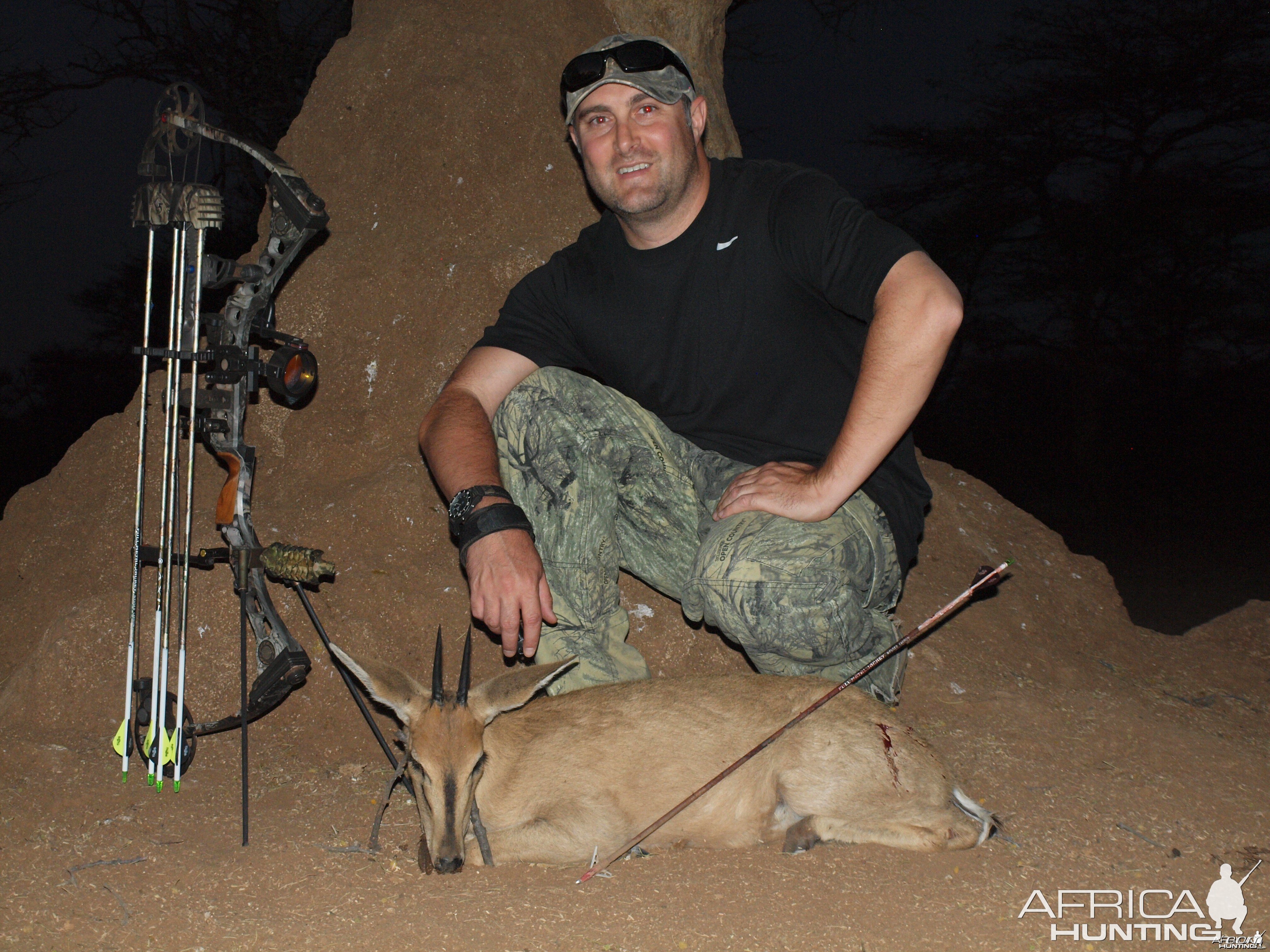 Gray Duiker hunted with Ozondjahe Hunting Safaris in Namibia