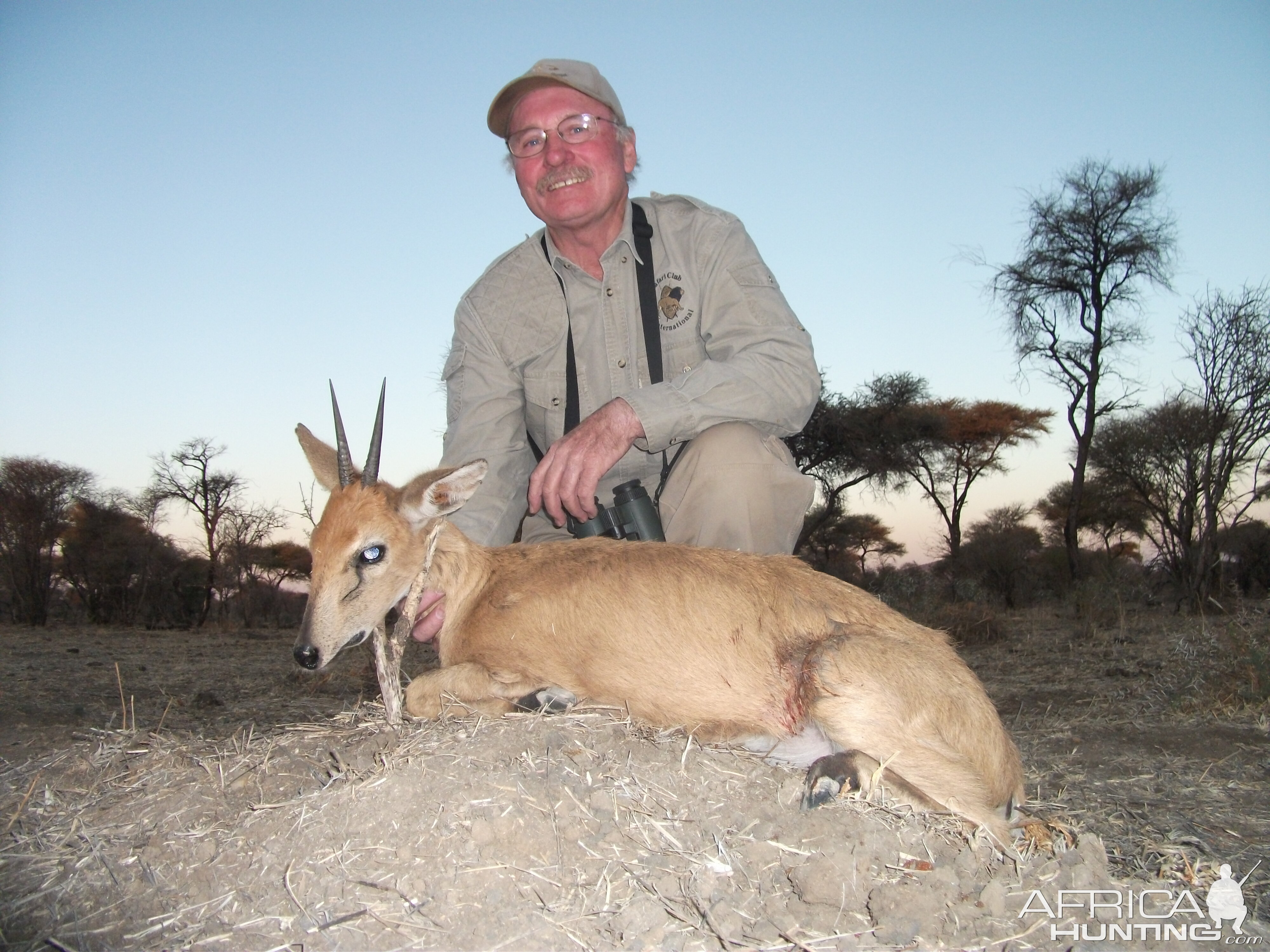 Gray Duiker hunted with Ozondjahe Hunting Safaris in Namibia