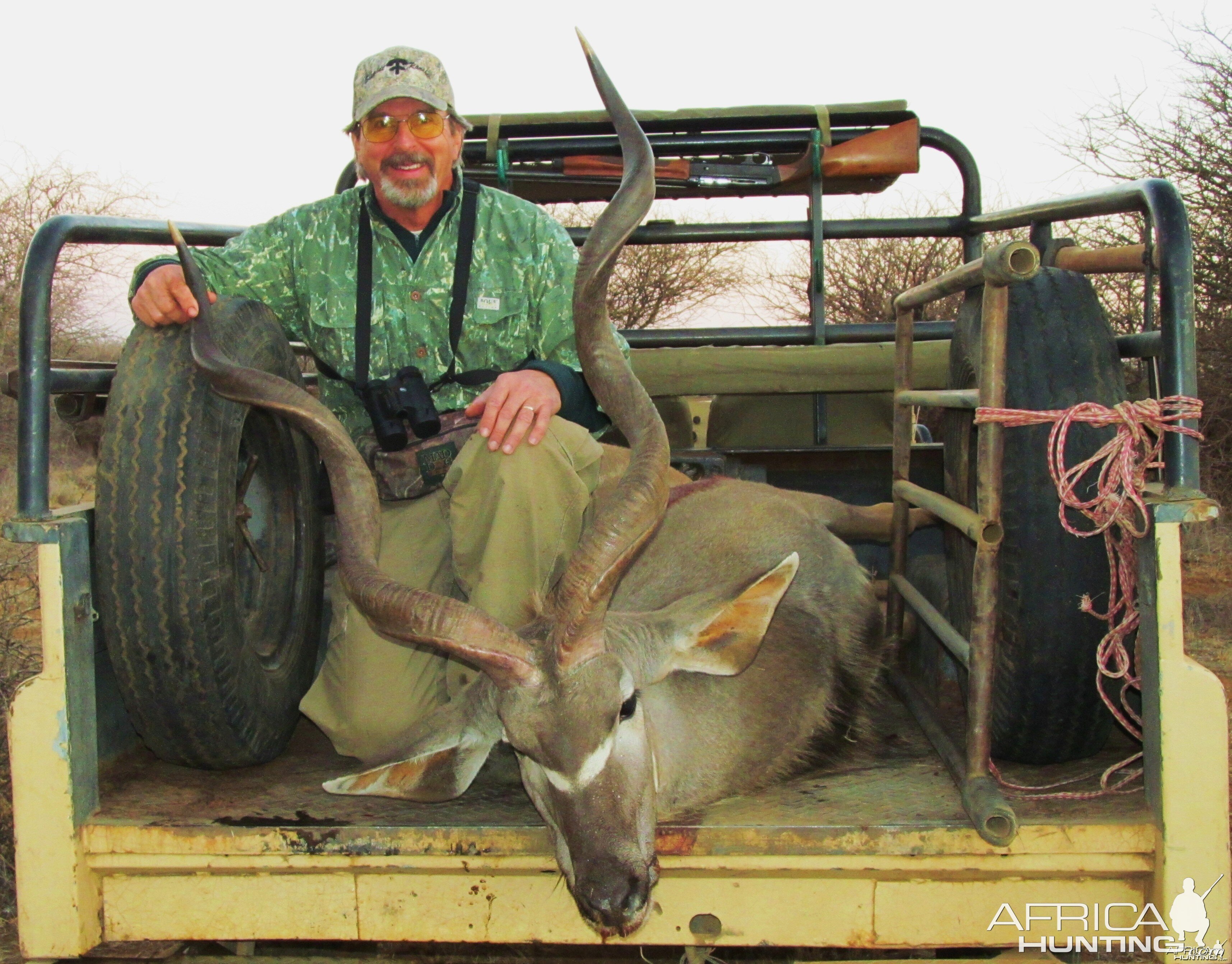 Greater Kudu hunted with Ozondjahe Hunting Safaris in Namibia