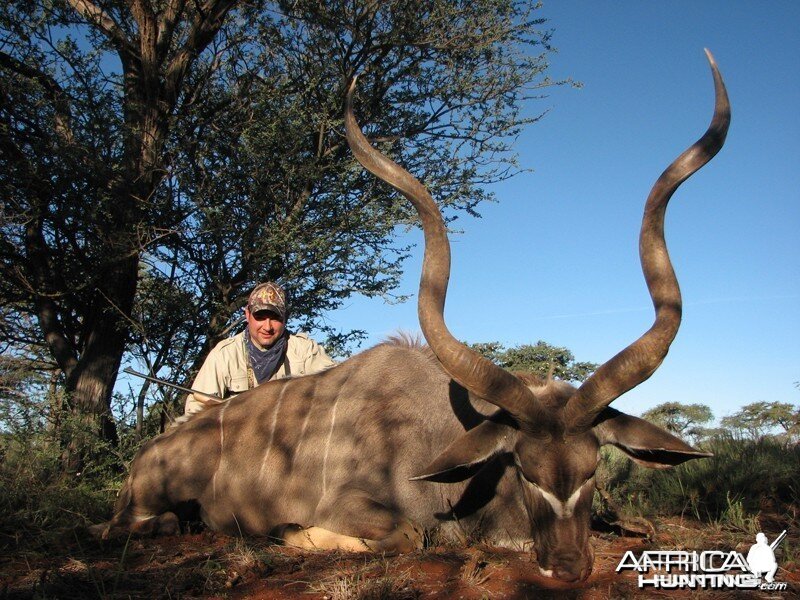 Greater Kudu hunted with Wintershoek Johnny Vivier Safaris