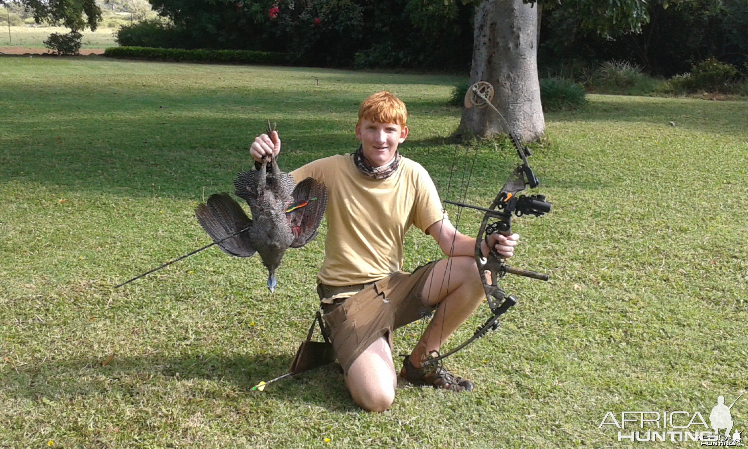 guineafowl shot at 30m