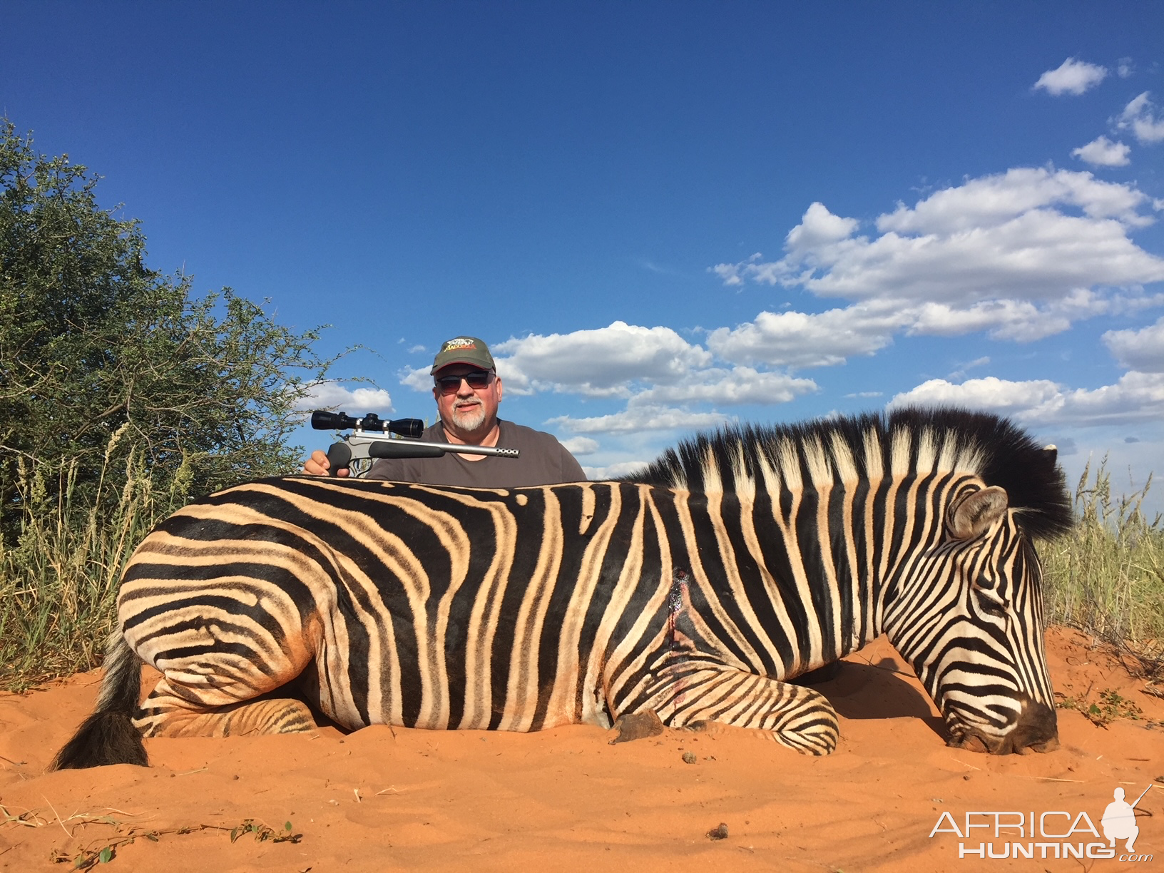 Handgun Hunting Burchell's Plains Zebra Kalahari South Africa