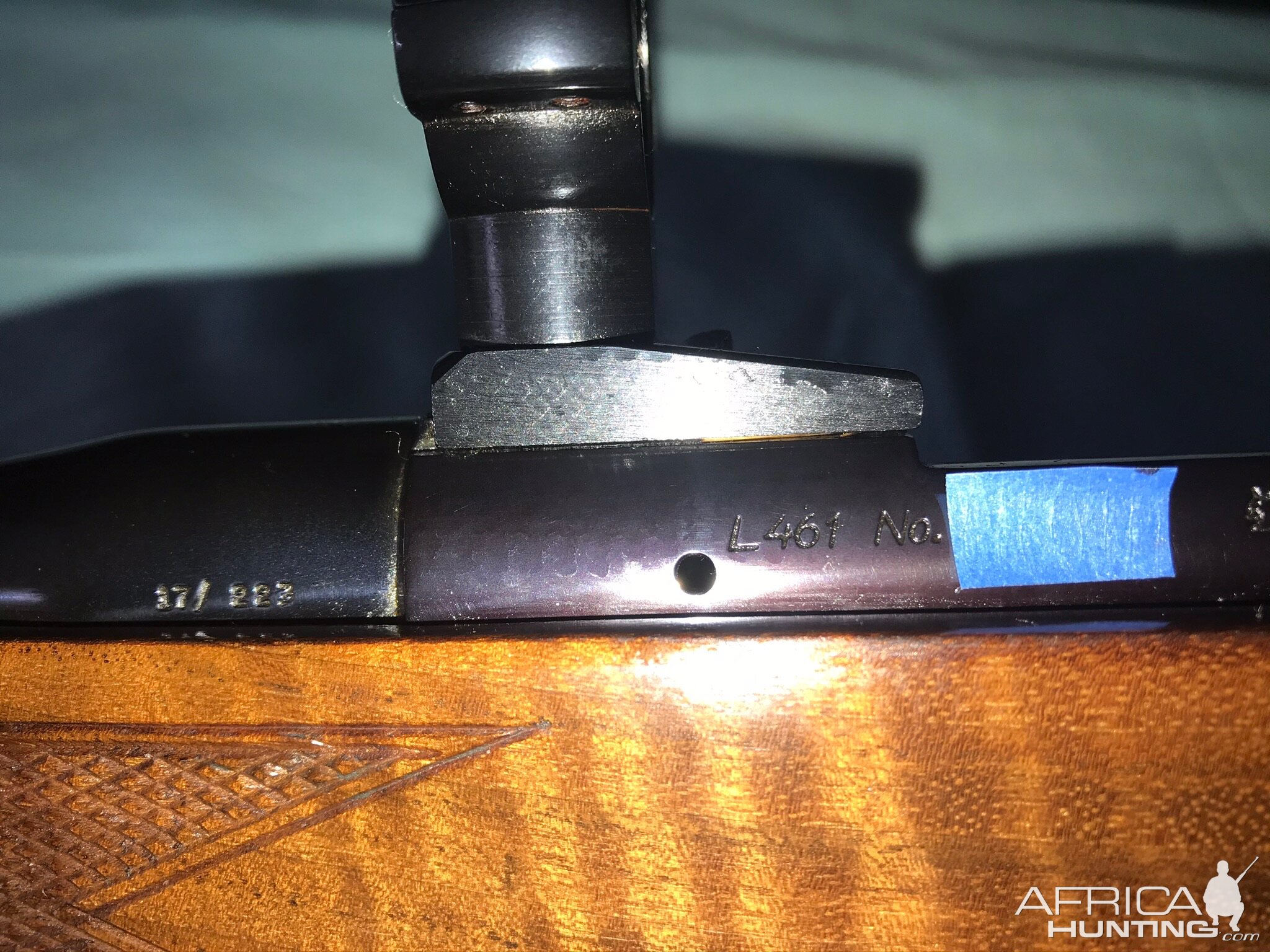 HARRINGTON and RICHARDSON (SAKO bridge mount model L-461) Model 317 .17/223 Rifle