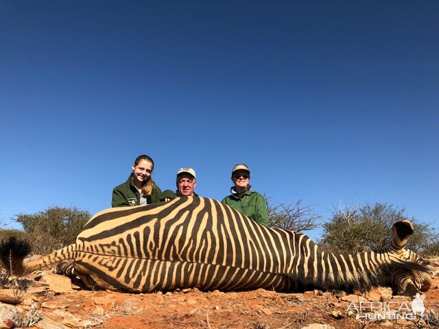 Hartmann's Mountain Zebra Hunting in South Africa