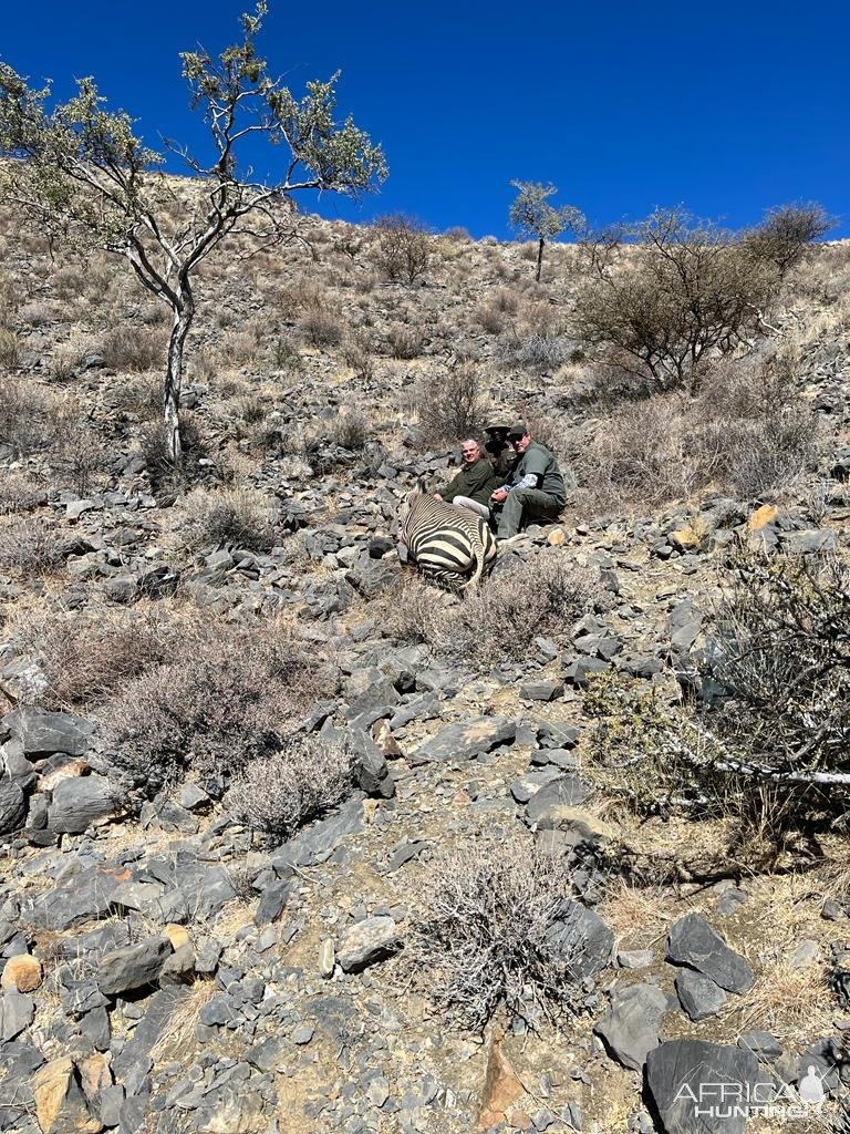 Hartmann's Zebra Hunt Namibia