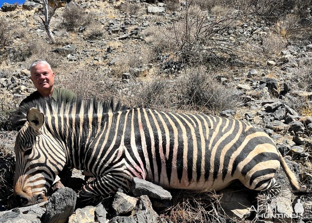 Hartmann's Zebra Hunt Namibia