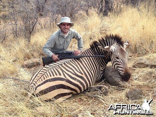 Hartmann's Zebra hunted at Westfalen Hunting Safaris Namibia