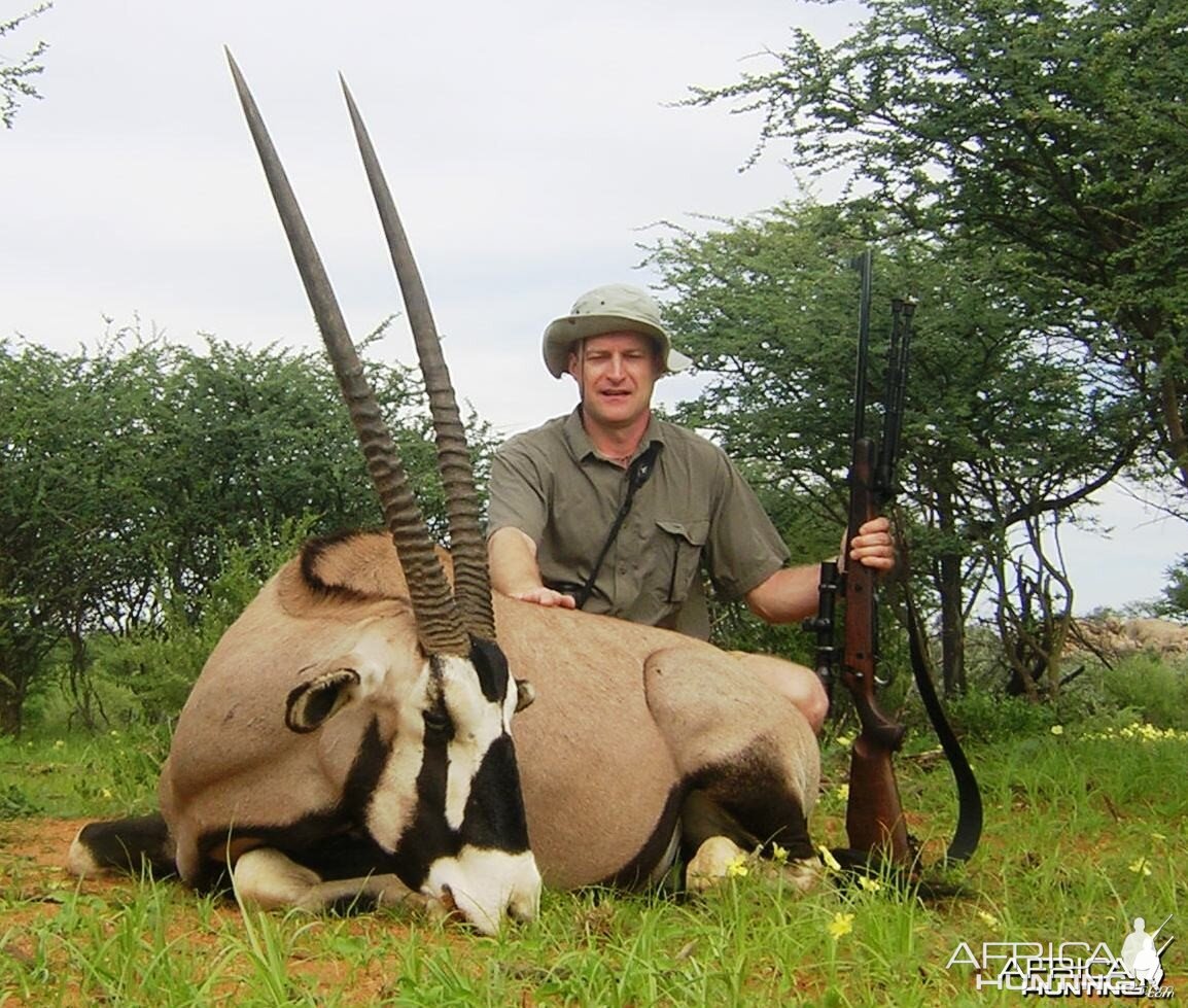 Heikki from Finland with his beautiful Oryx