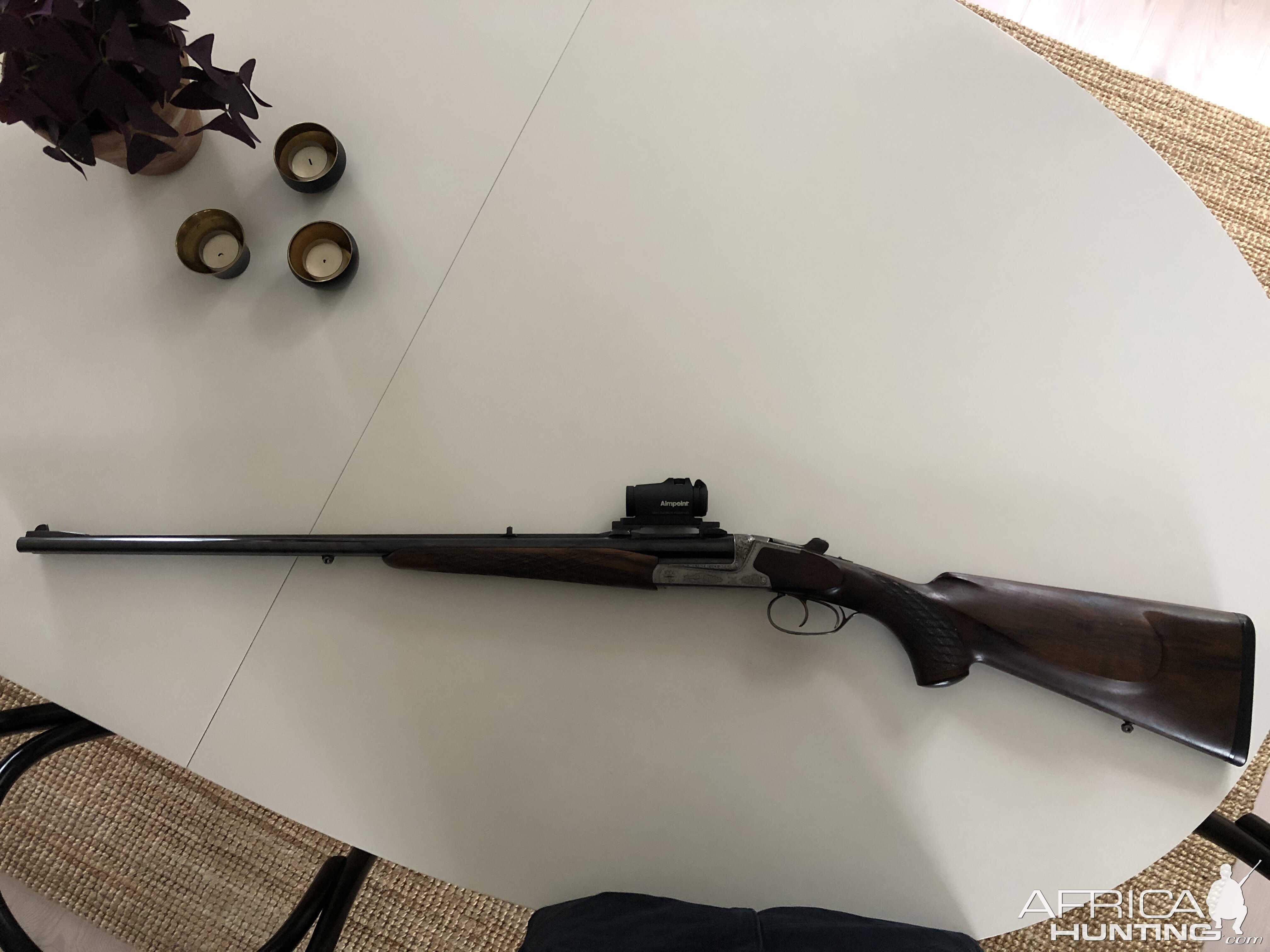 Heym 88b Double Rifle in .375 H&H from 1985