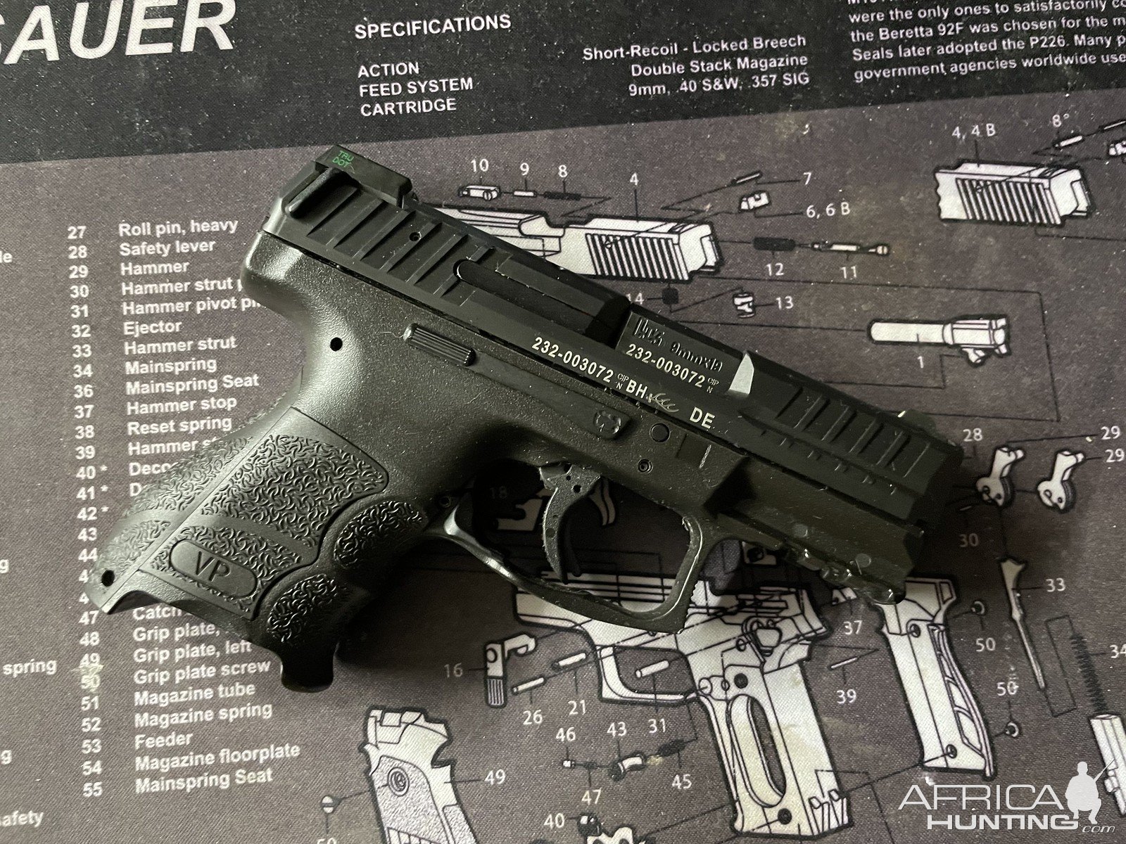 HK VP9SK 9MM Handgun