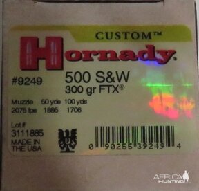 Hornady .500 S&W Ammo