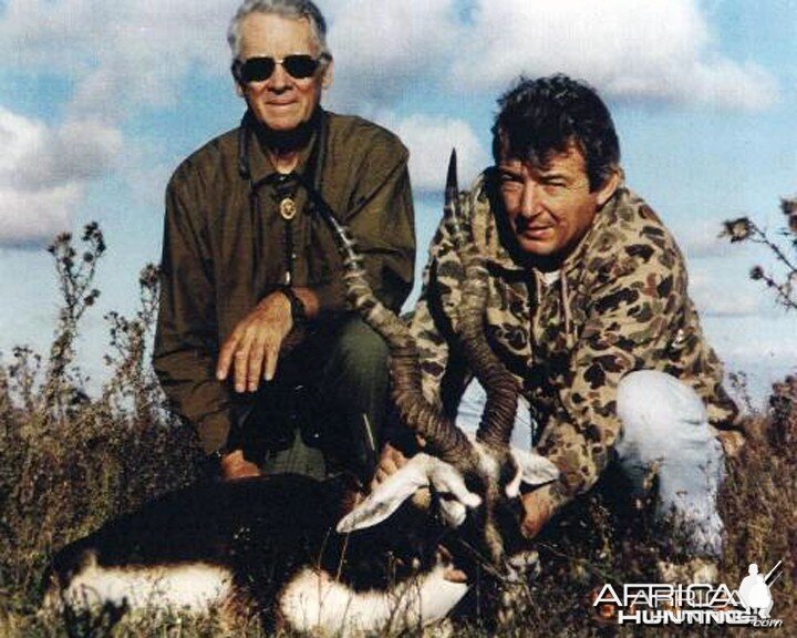 Hubert Thummler, Big Game Hunter, with Black Buck