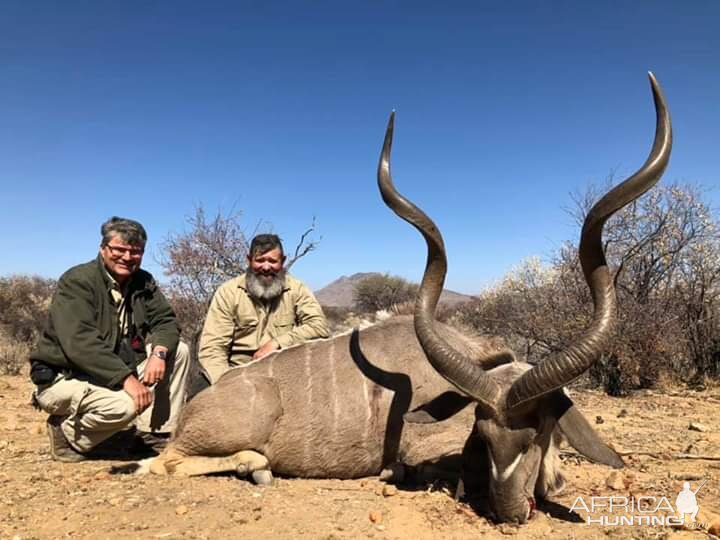 Hunt 55" Inch Kudu in Namibia