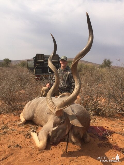 Hunt 58.5" Inch Kudu in Namibia