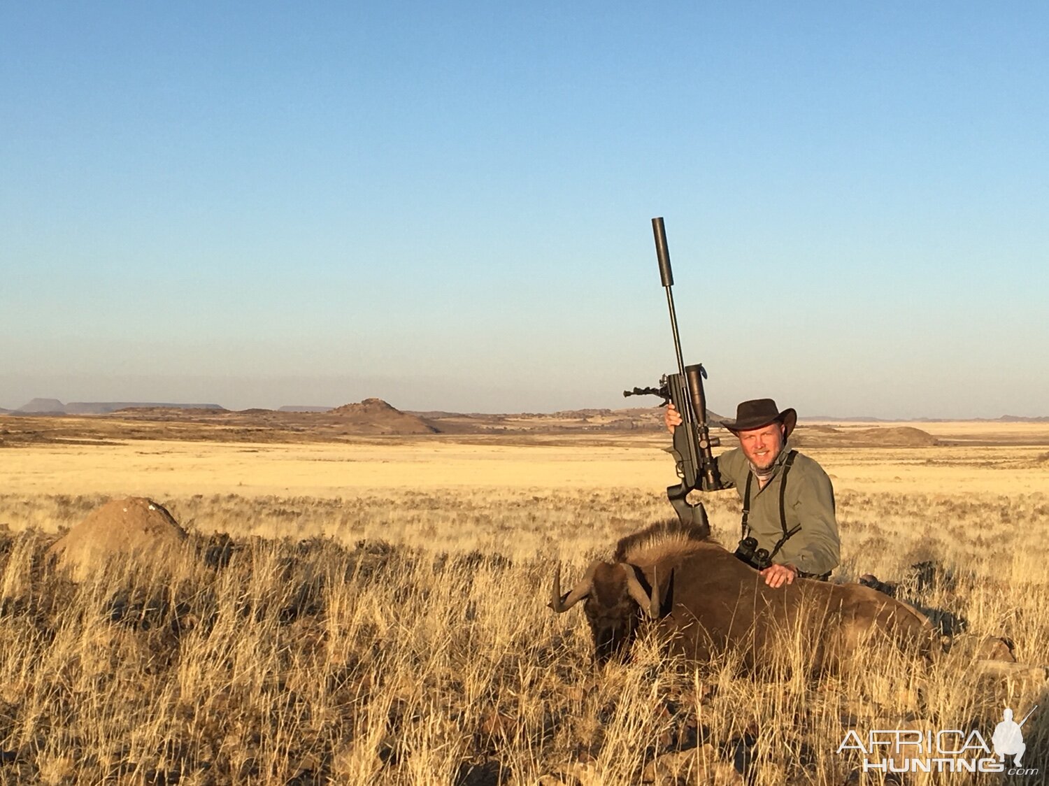 Hunt Black Wildebeest South Africa