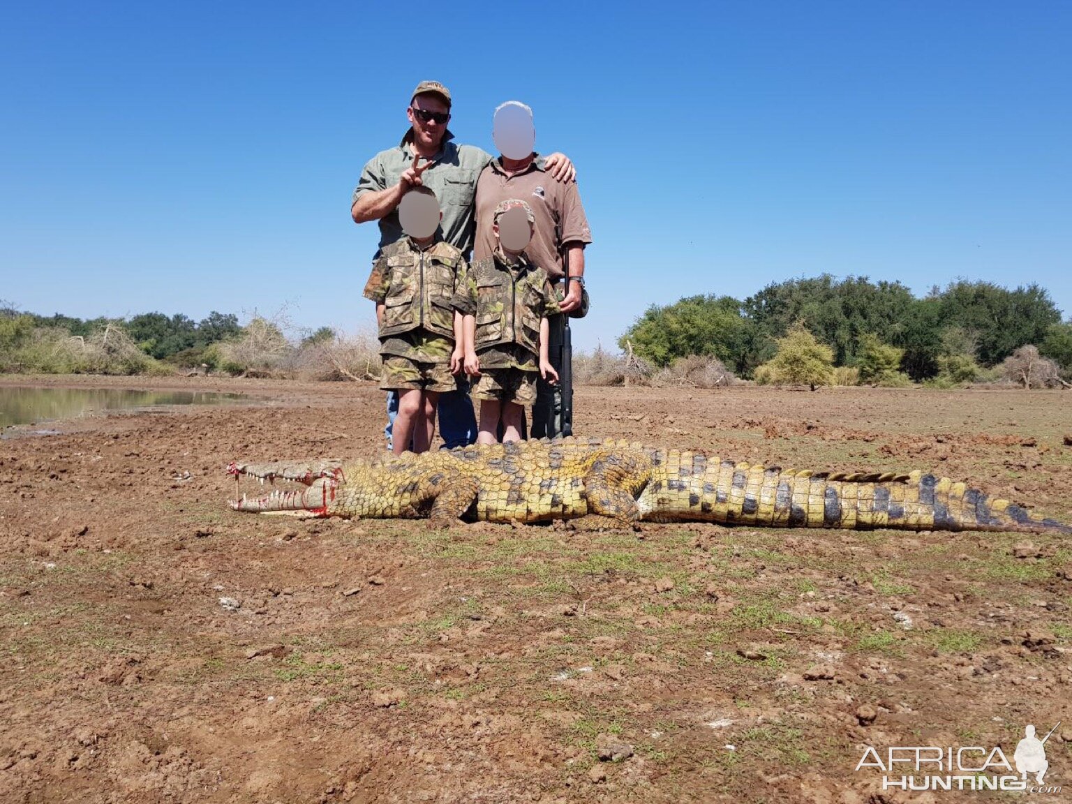 Hunt Crocodile in South Africa