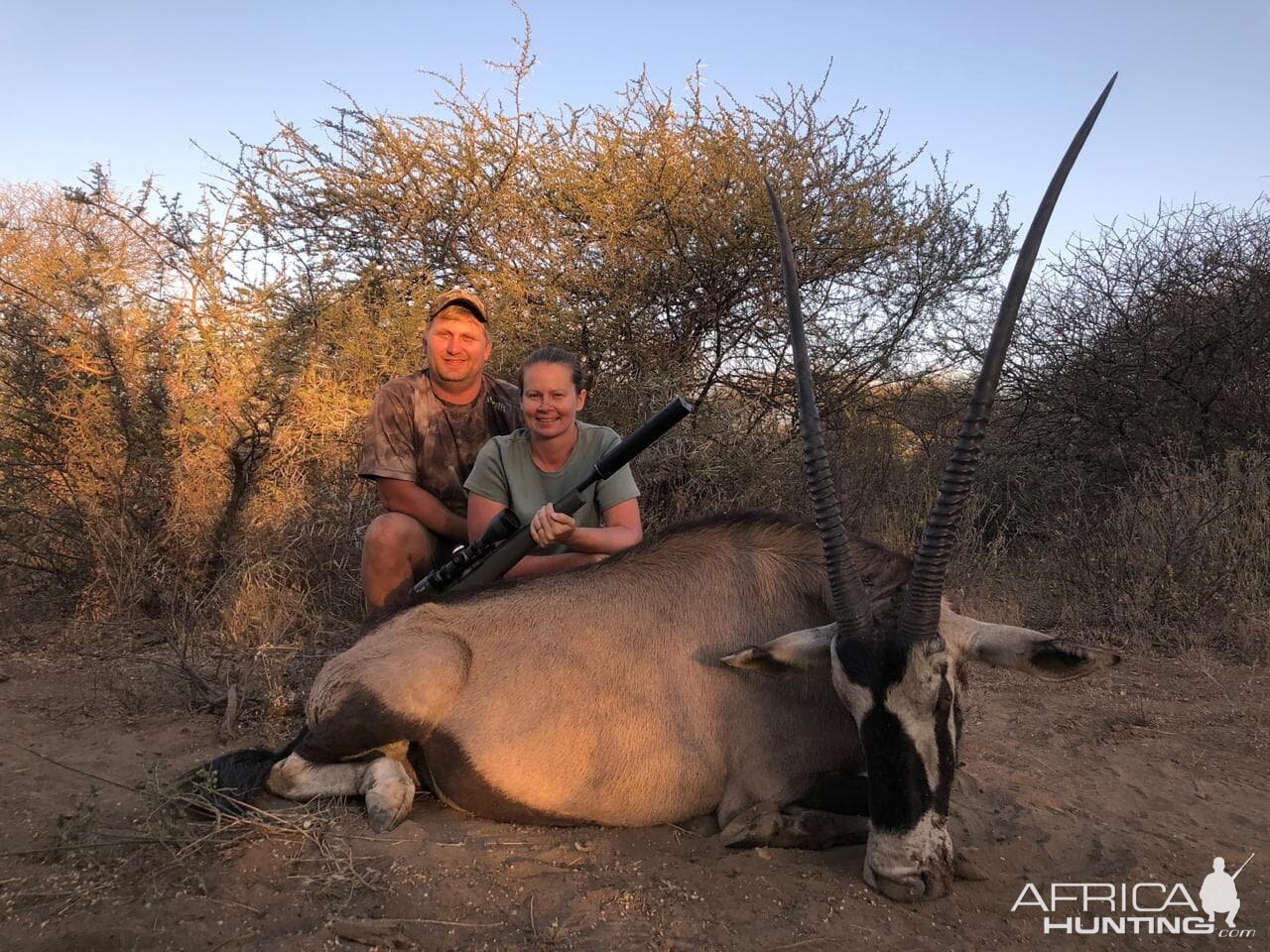 Hunt Gemsbok in South Africa