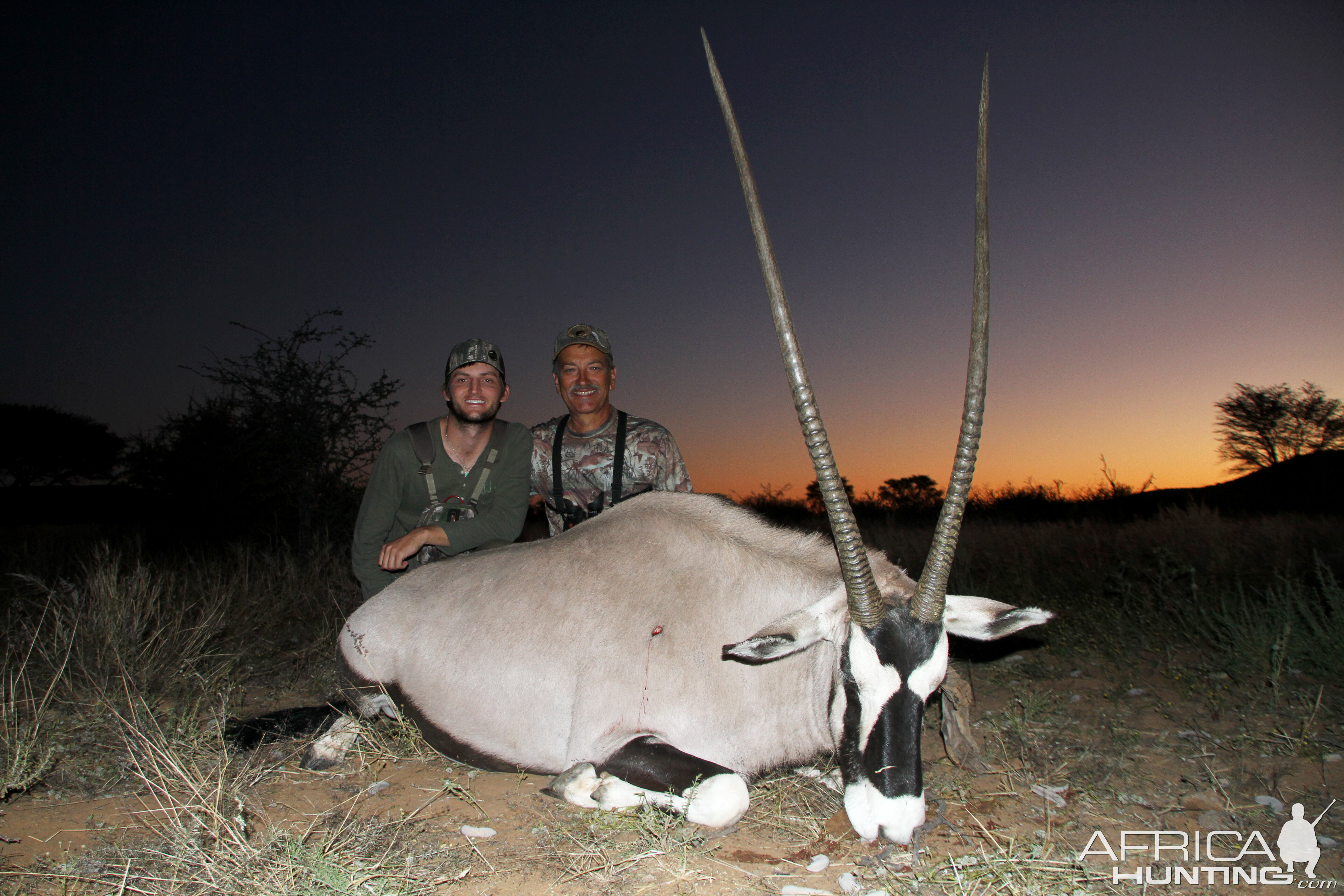 Hunt Gemsbok Namibia