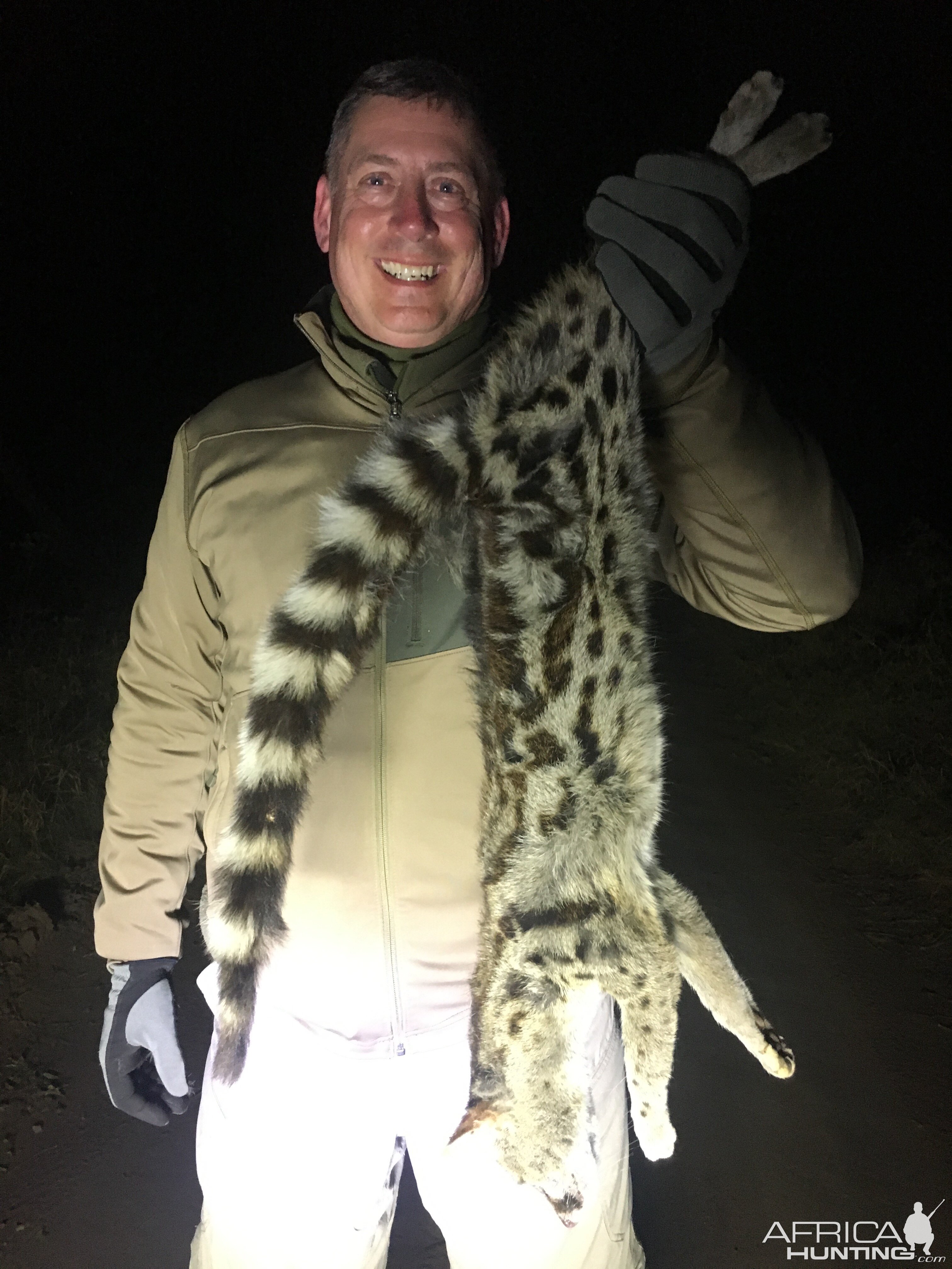 Hunt Genet Cat in Zimbabwe