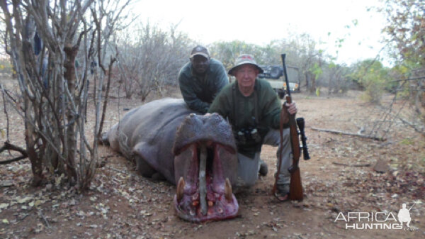 Hunt Hippo Tanzania