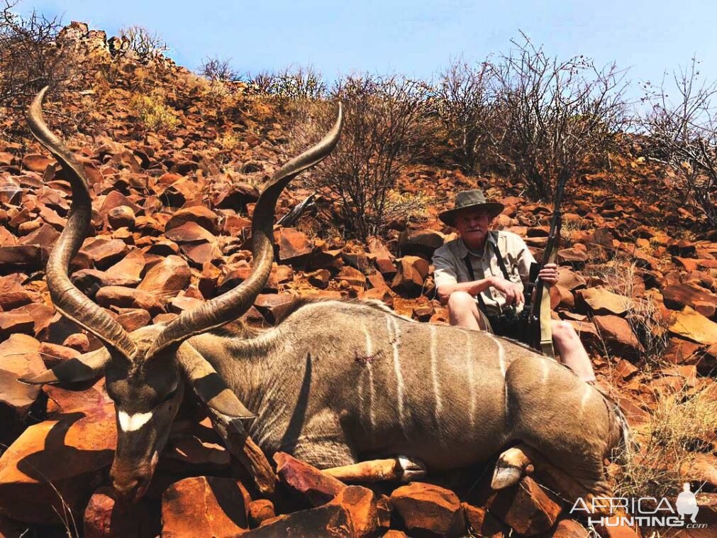 Hunt Kudu in Namibia