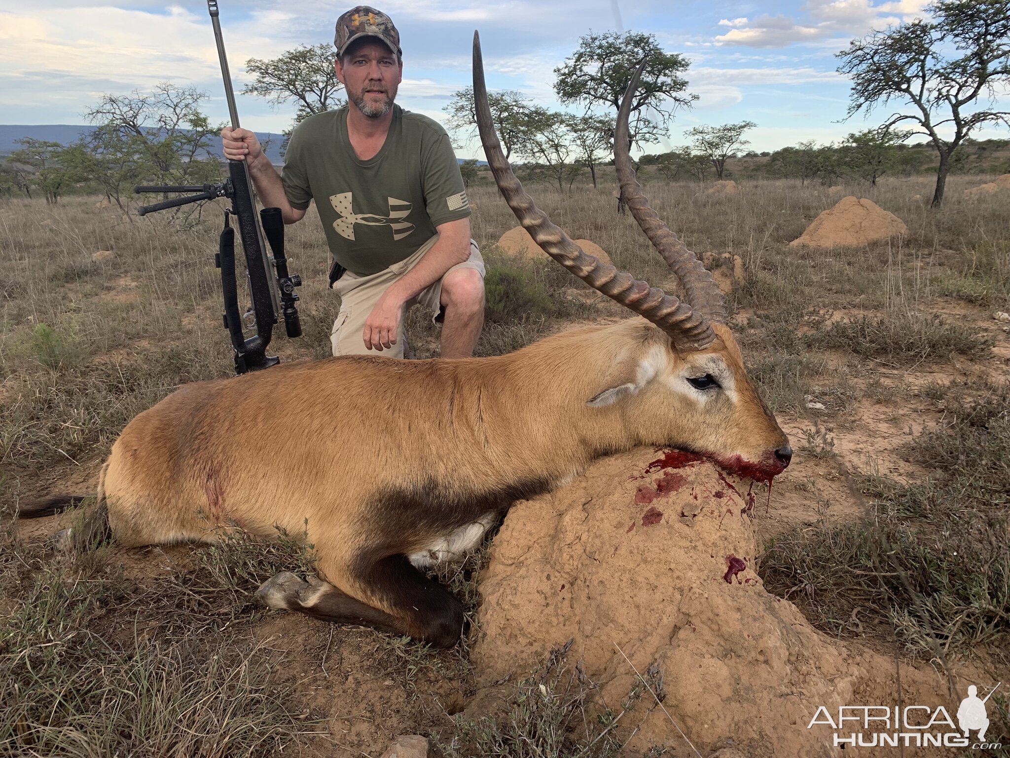 Hunt Lechwe in South Africa