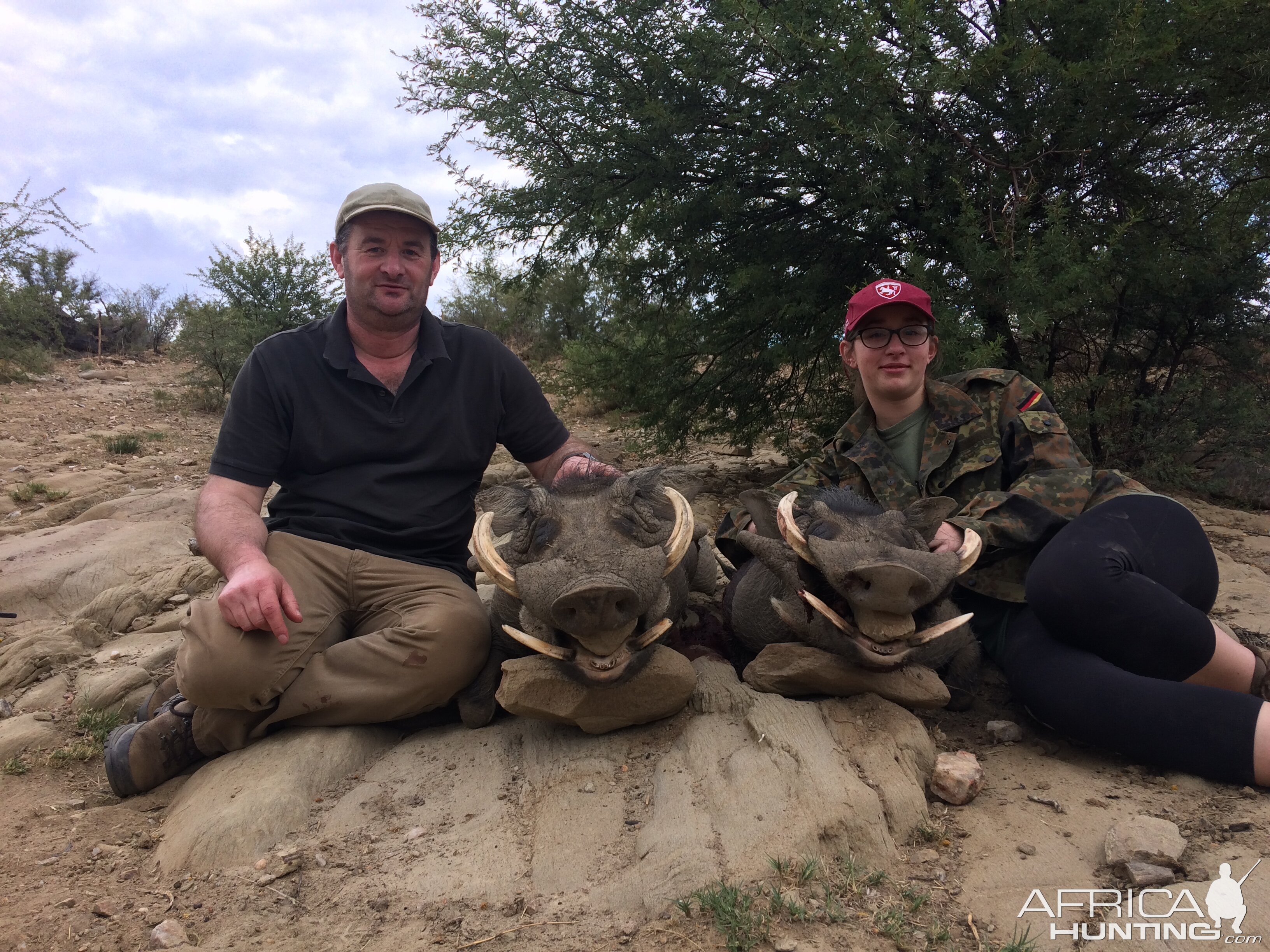 Hunt Warthog in Namibia