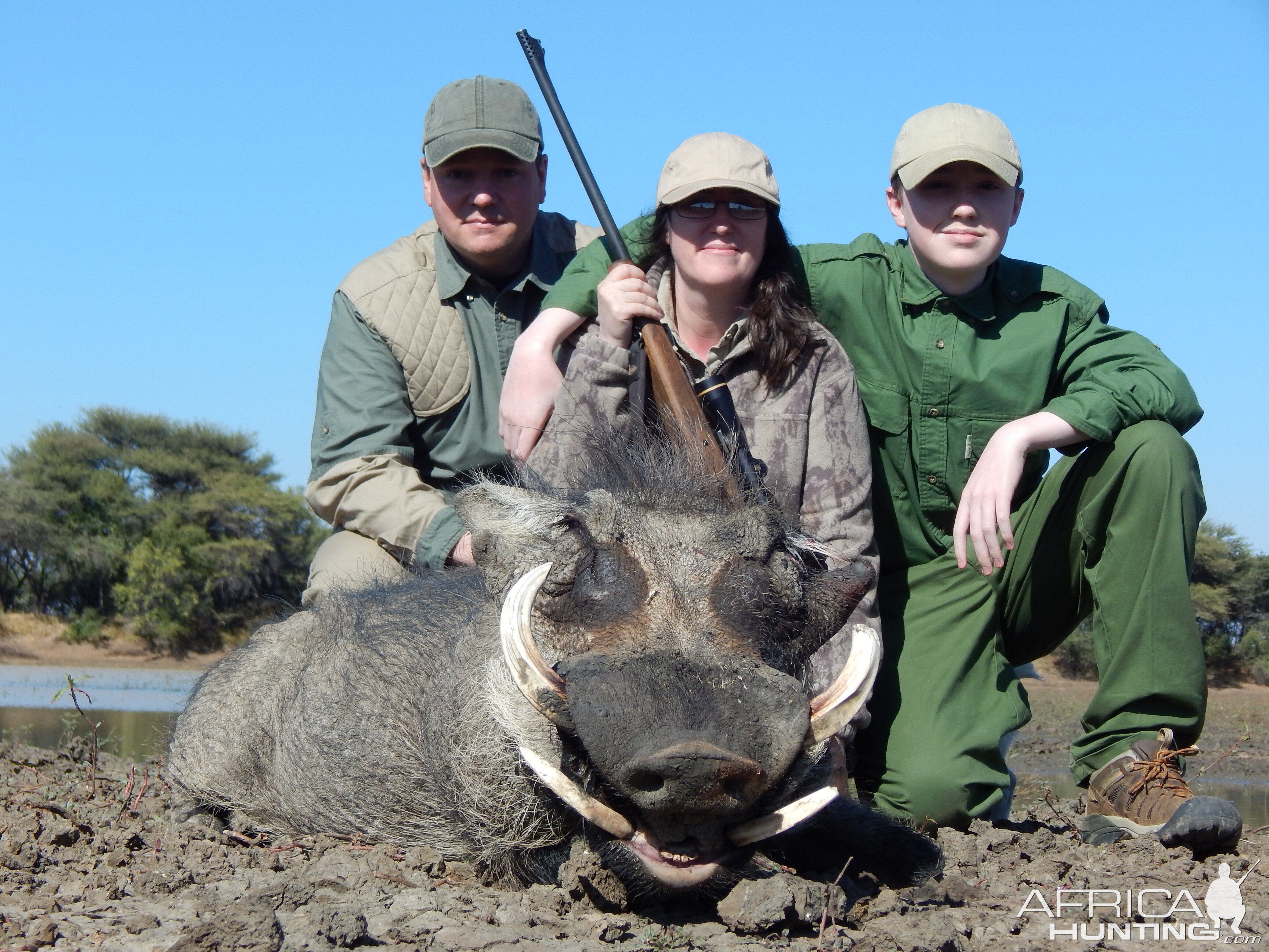 Hunt Warthog Namibia