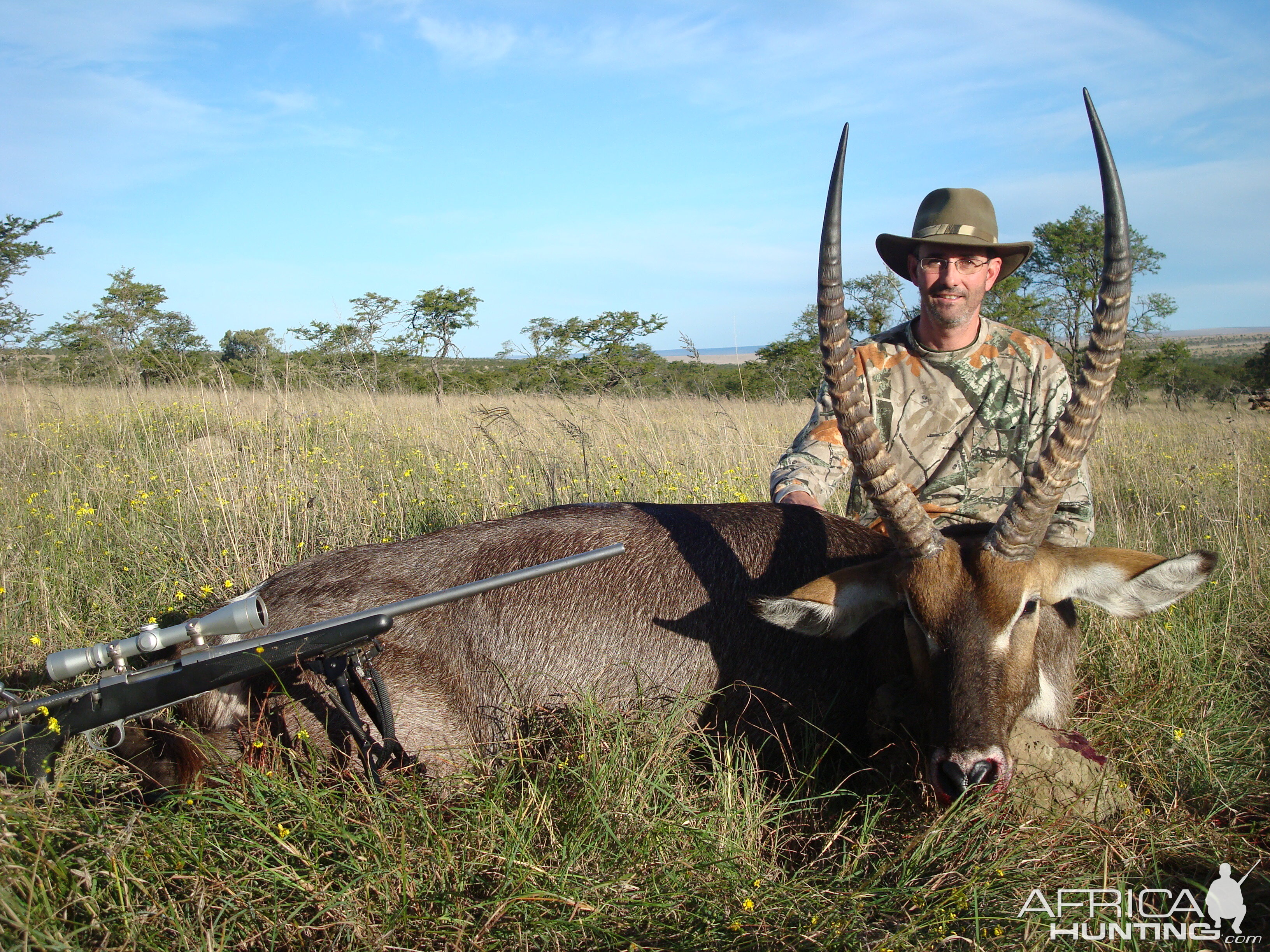 Hunt Waterbuck in South Africa