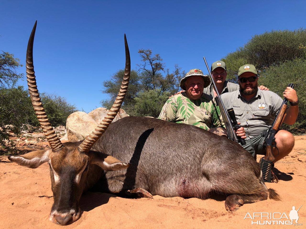 Hunt Waterbuck in South Africa