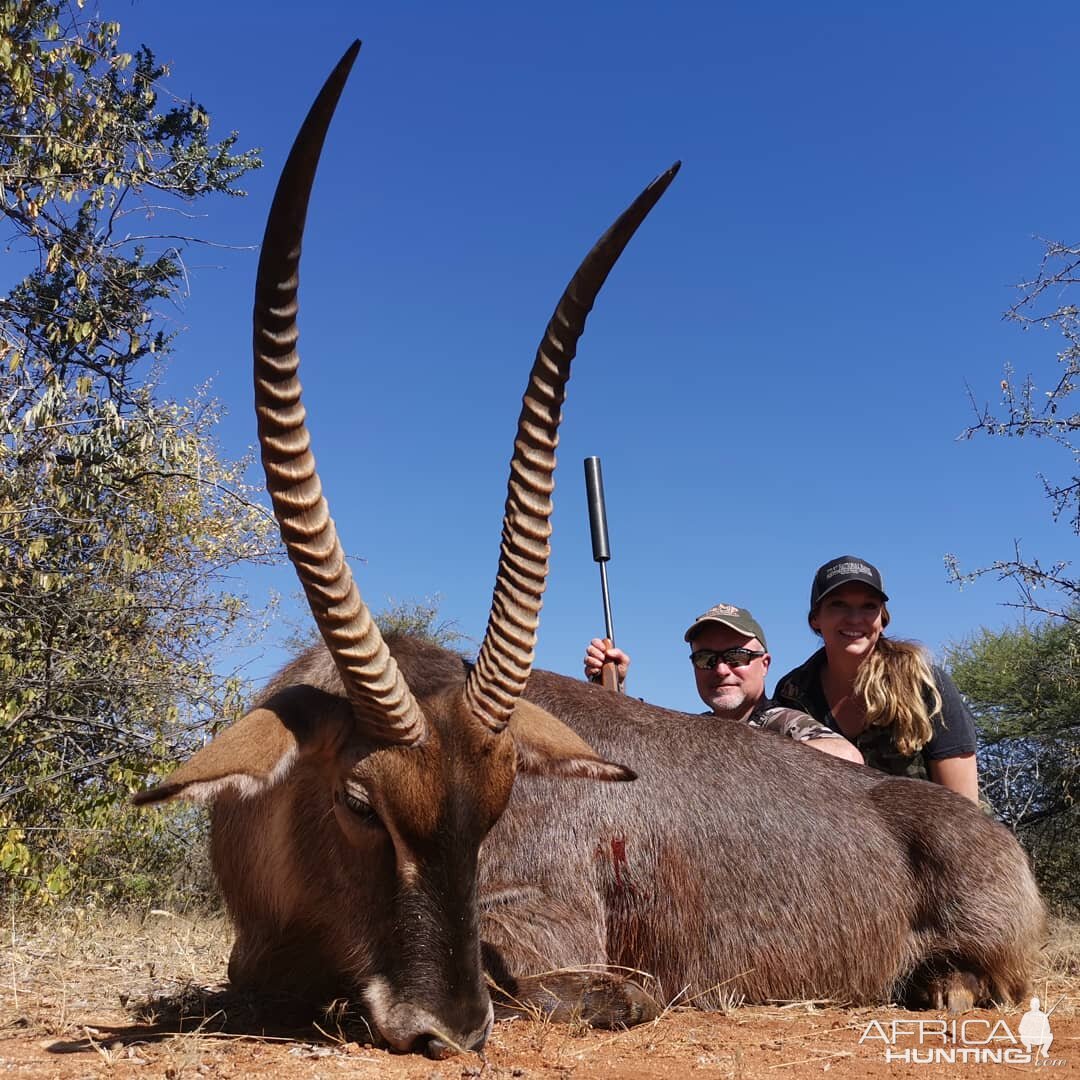 Hunt Waterbuck in South Africa