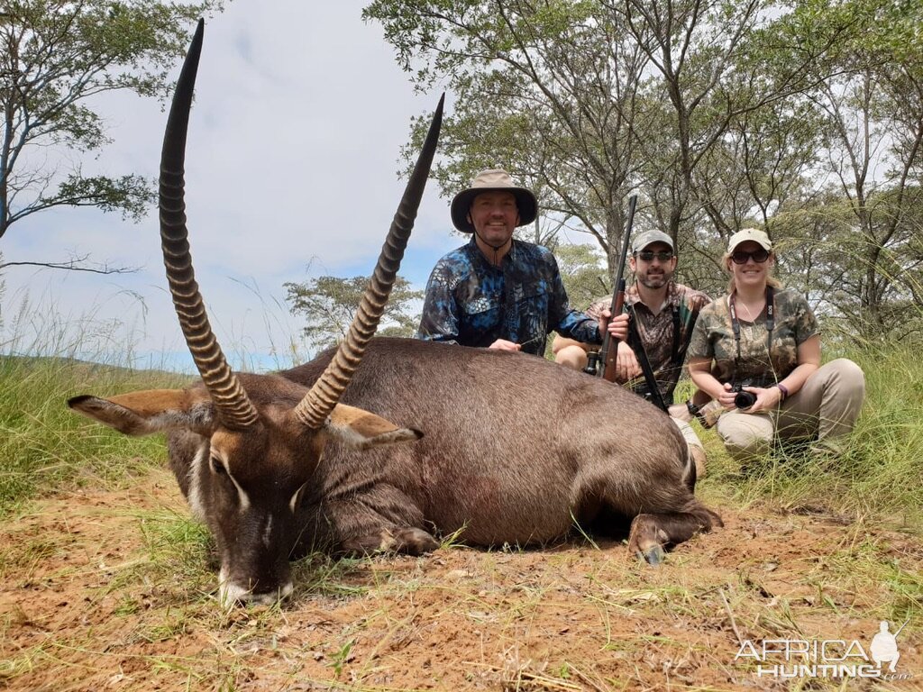 Hunt Waterbuck in South Africa