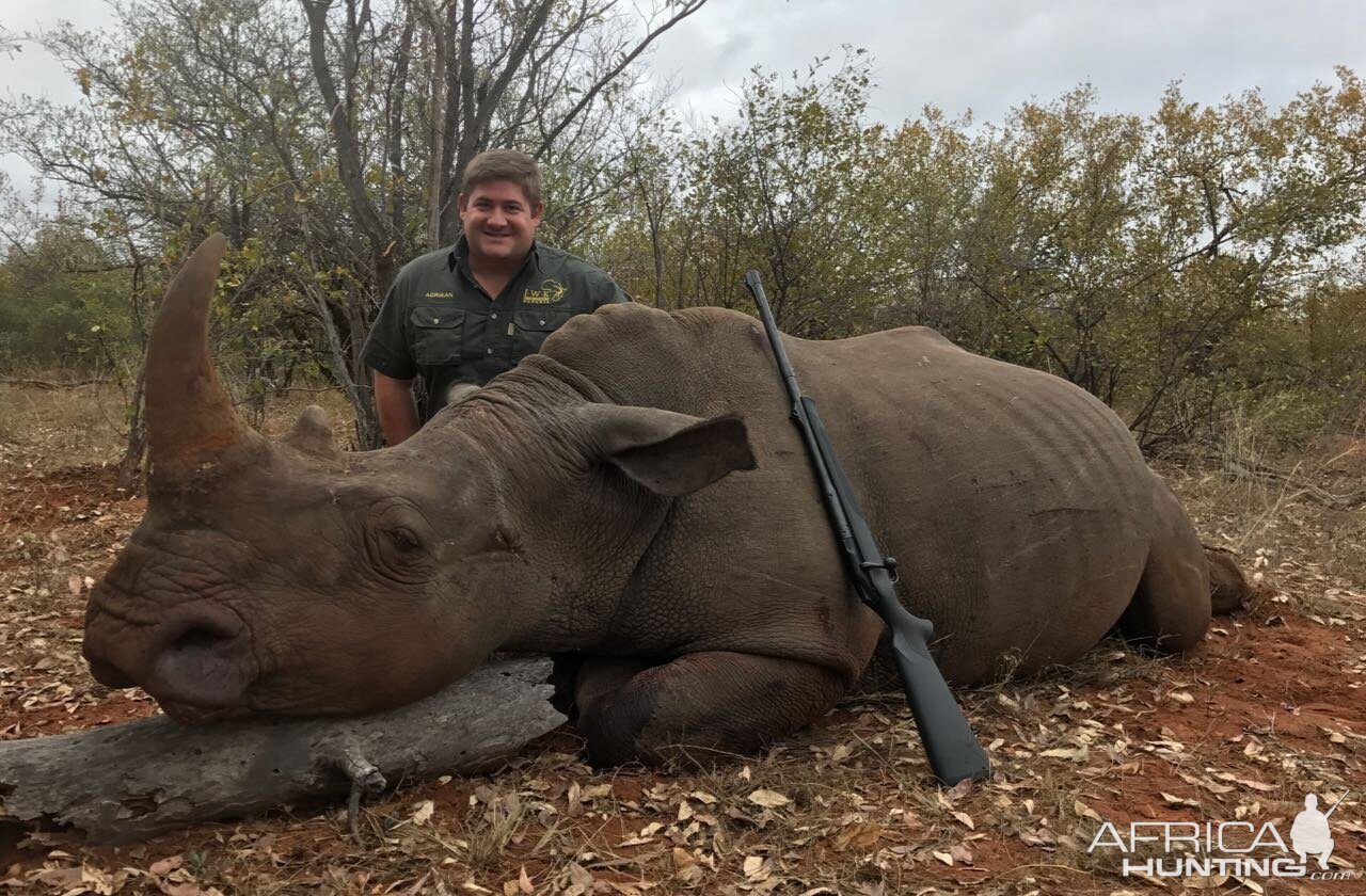 Hunt White Rhino in South Africa