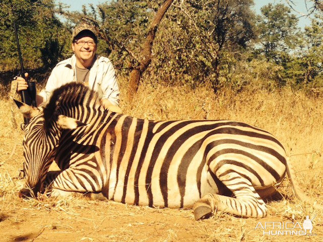 Hunt Zebra in Zimbabwe