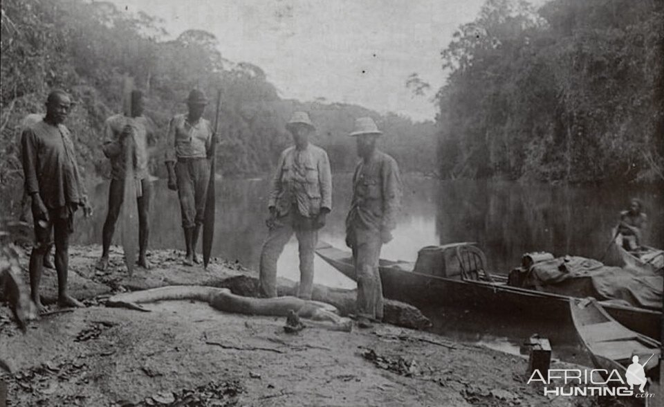 Hunting Anaconda in Suriname South America