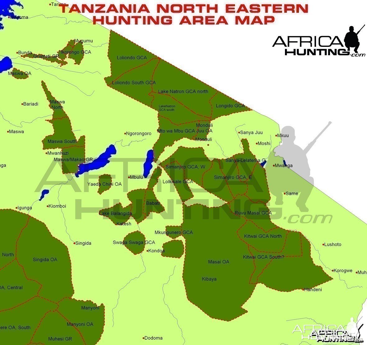 Hunting Areas of North Eastern Tanzania