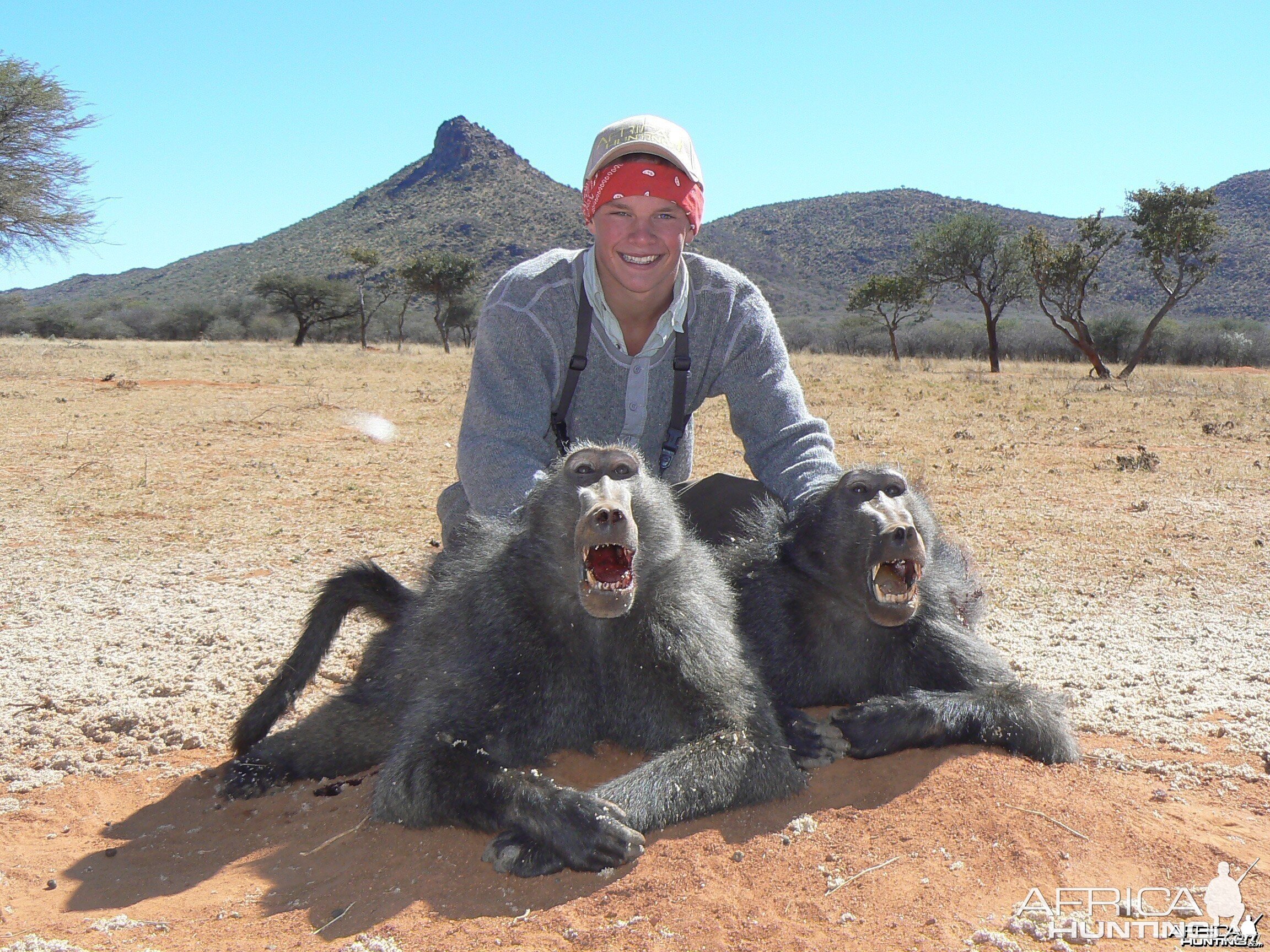 Hunting Baboon in Namibia