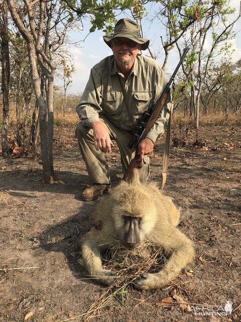 Hunting Baboon in Tanzania