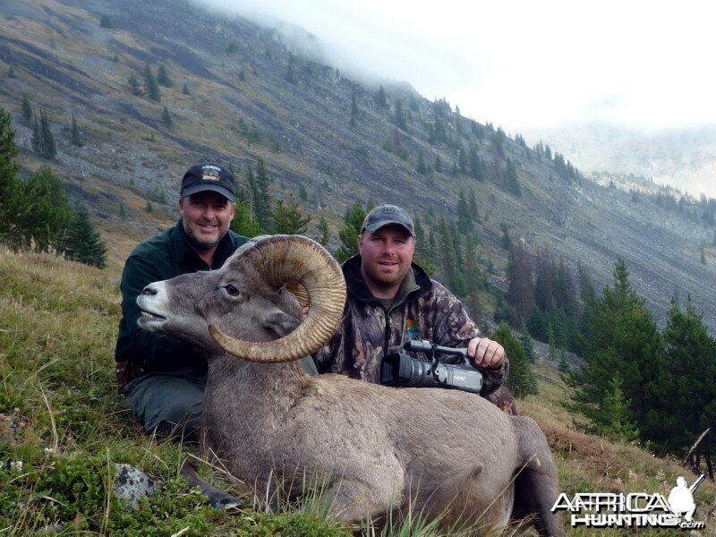 Hunting Big Horn Sheep in Southern British Columbia Canada